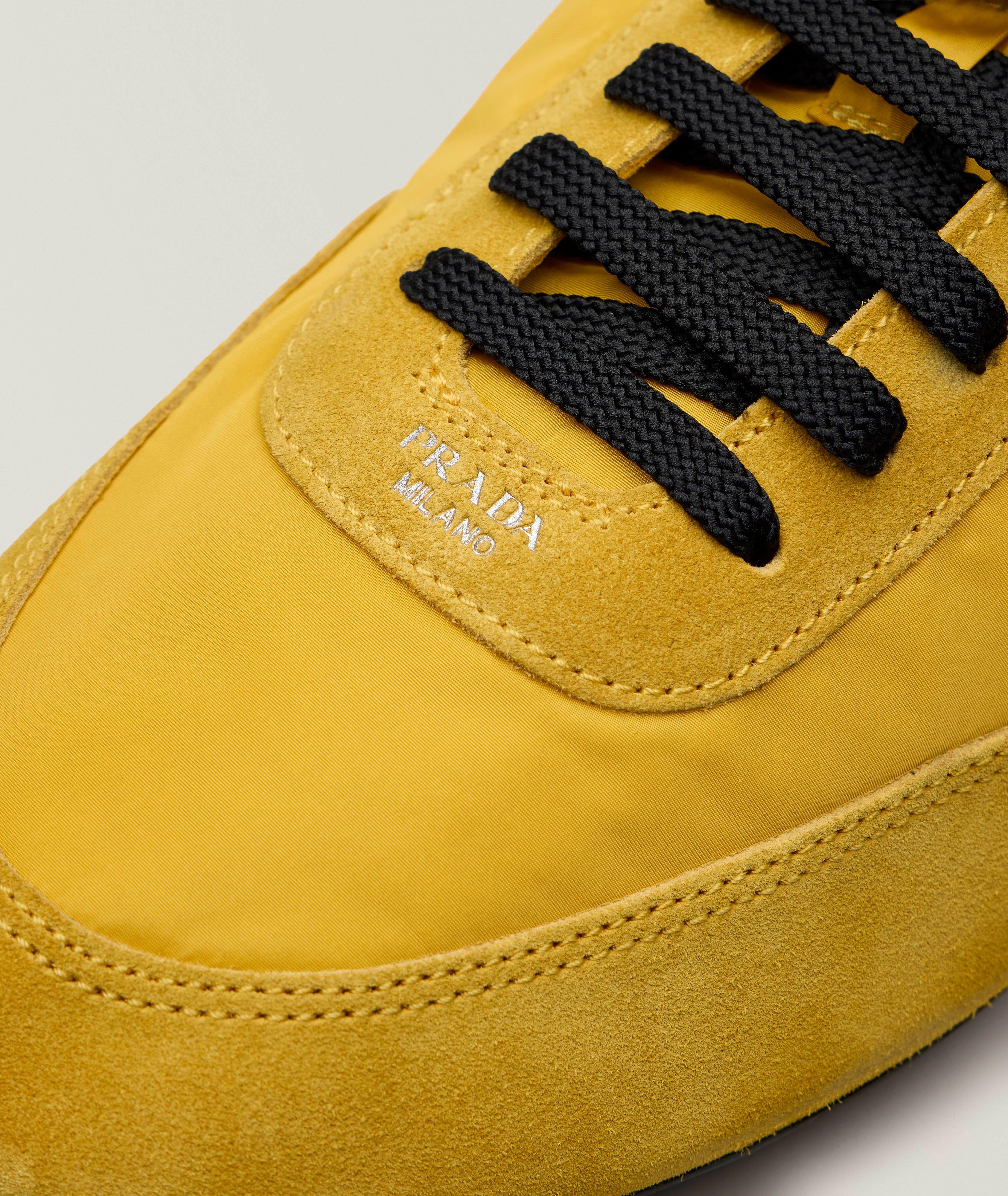 Collapse Re-Nylon & Suede Elasticized Sneakers image 2
