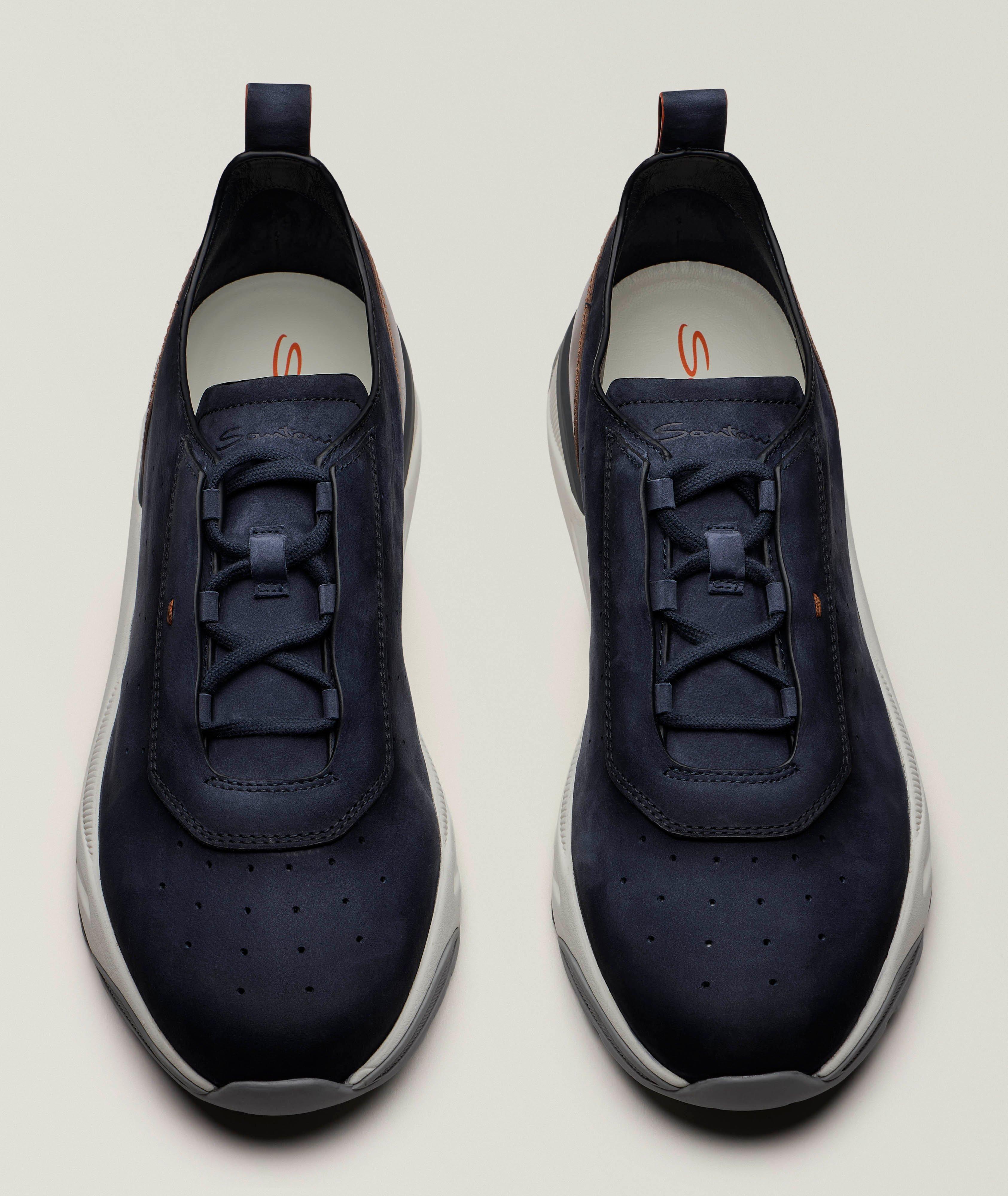 Soft Burnished Suede Sneakers image 1