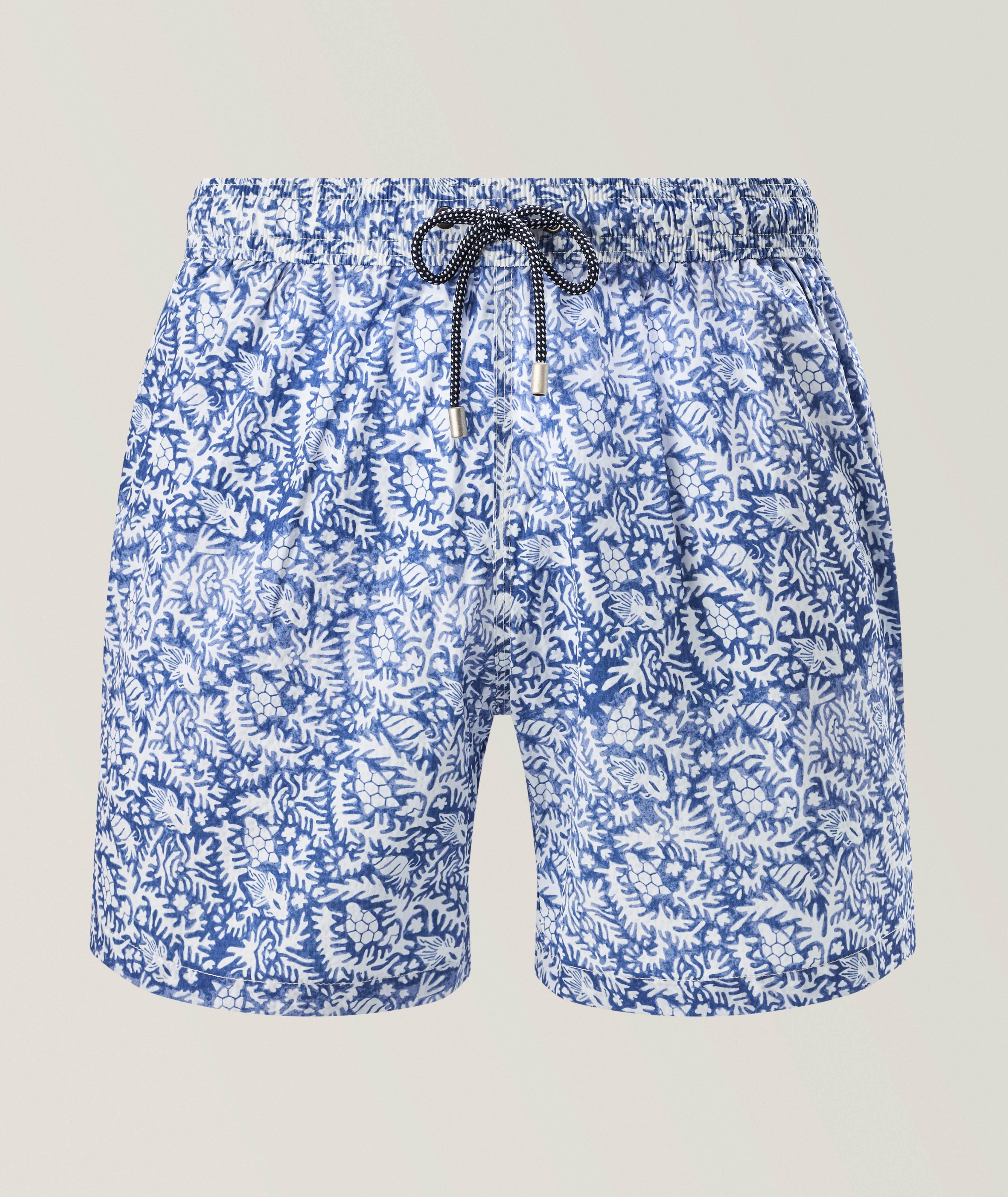 Patrick Assaraf Printed Swim Shorts 