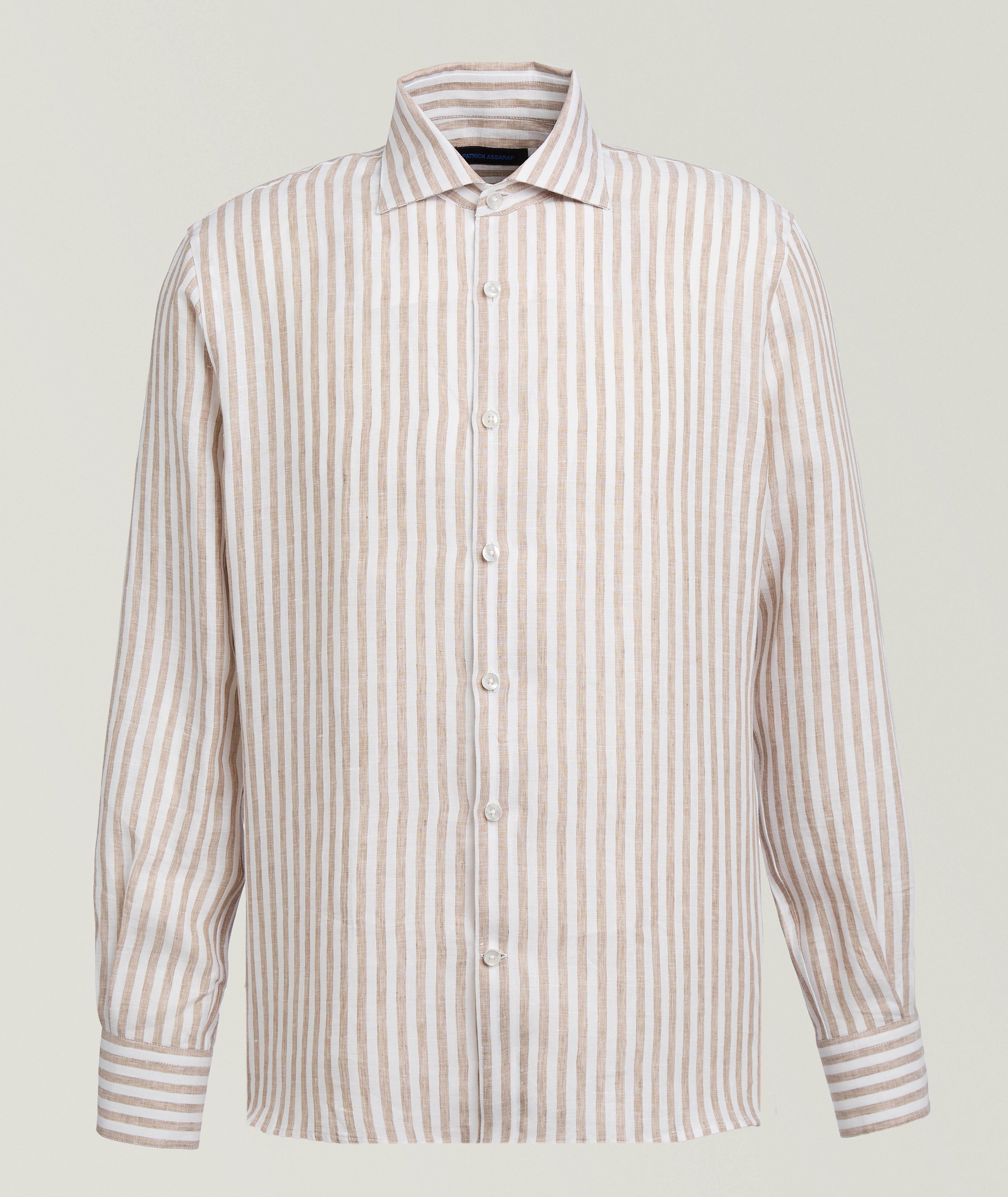 Chemise lin à rayures Bengal image 0