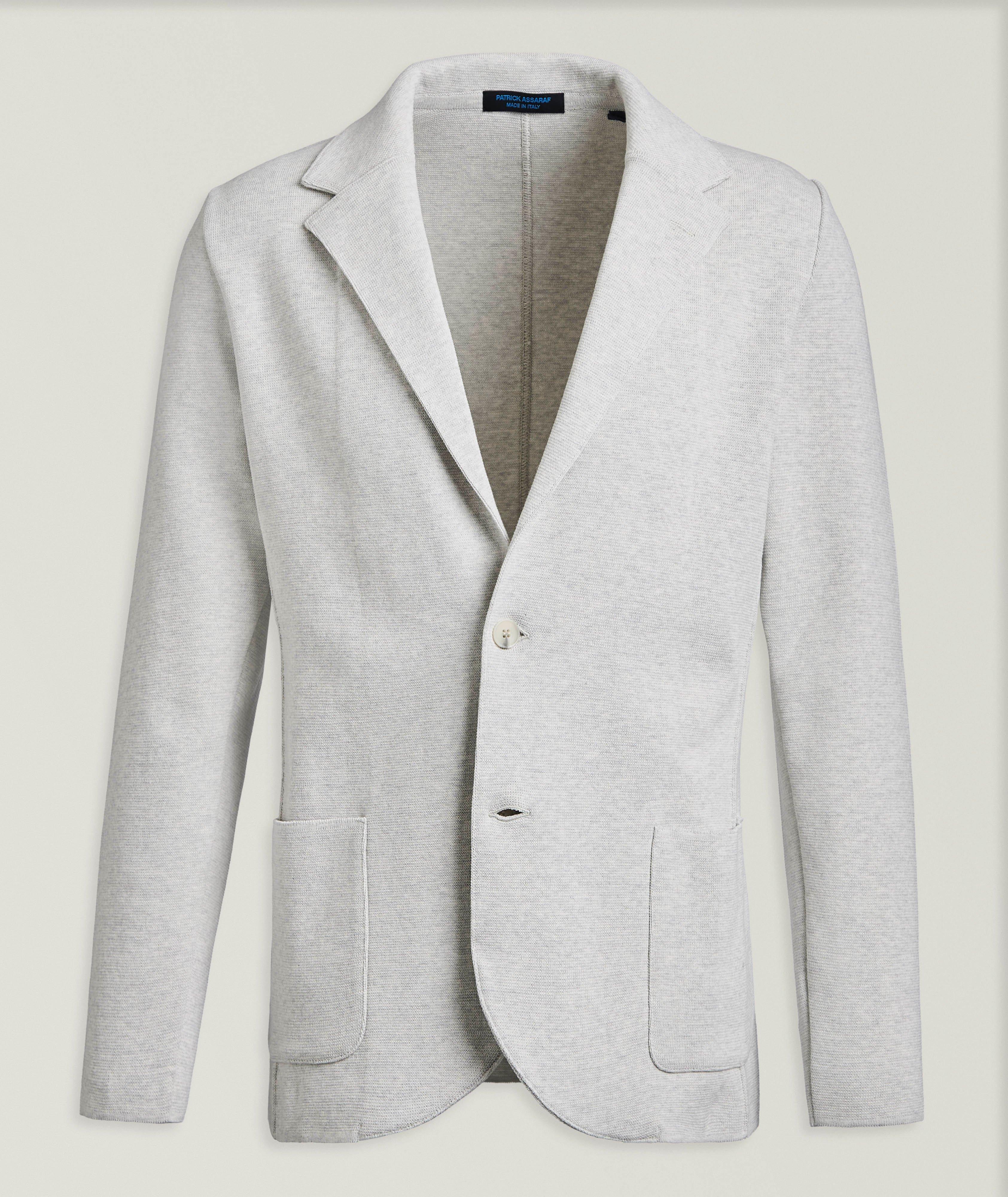 Patrick Assaraf Veston sport tricot point milano
