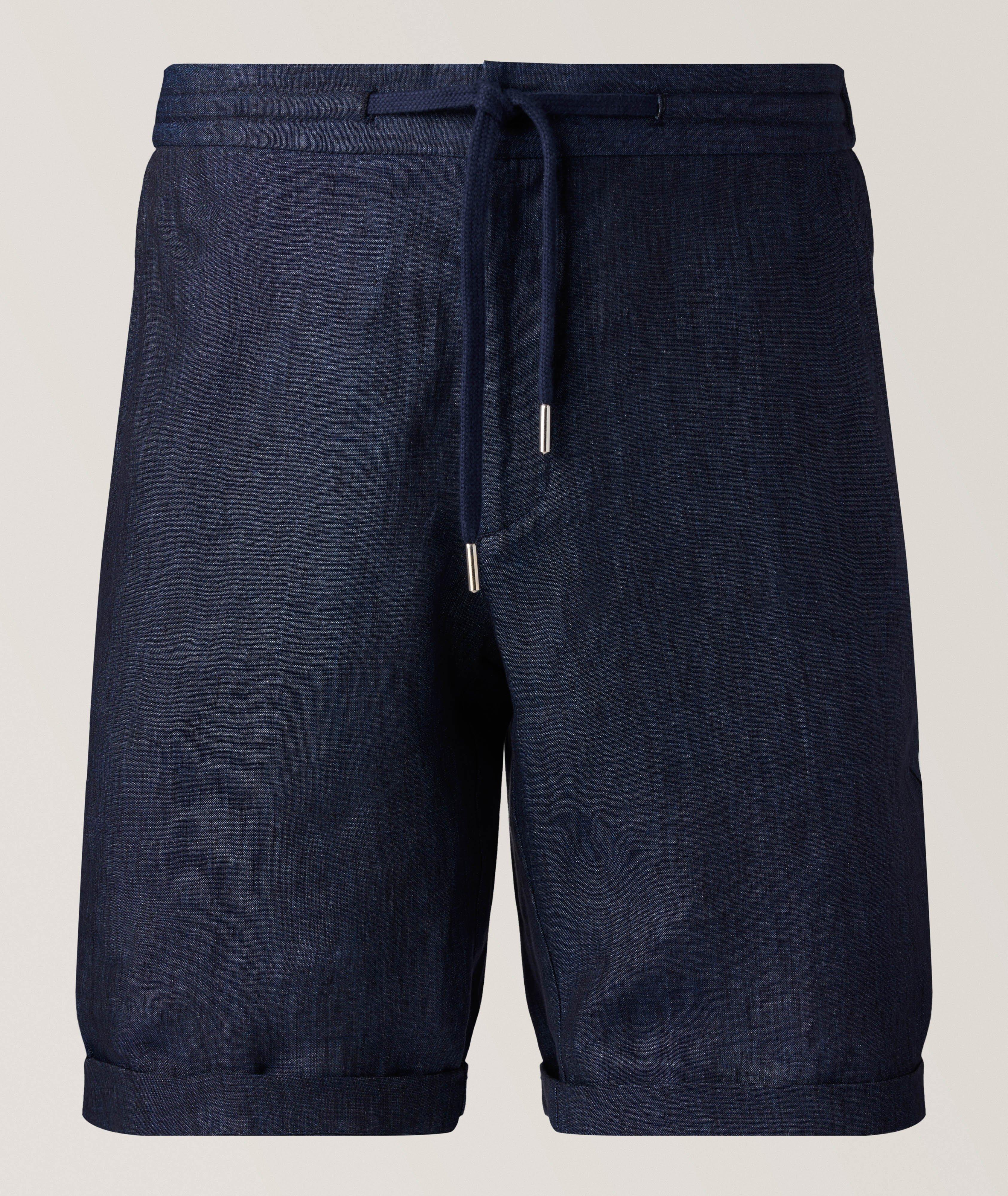 Linen Drawstring Shorts image 0