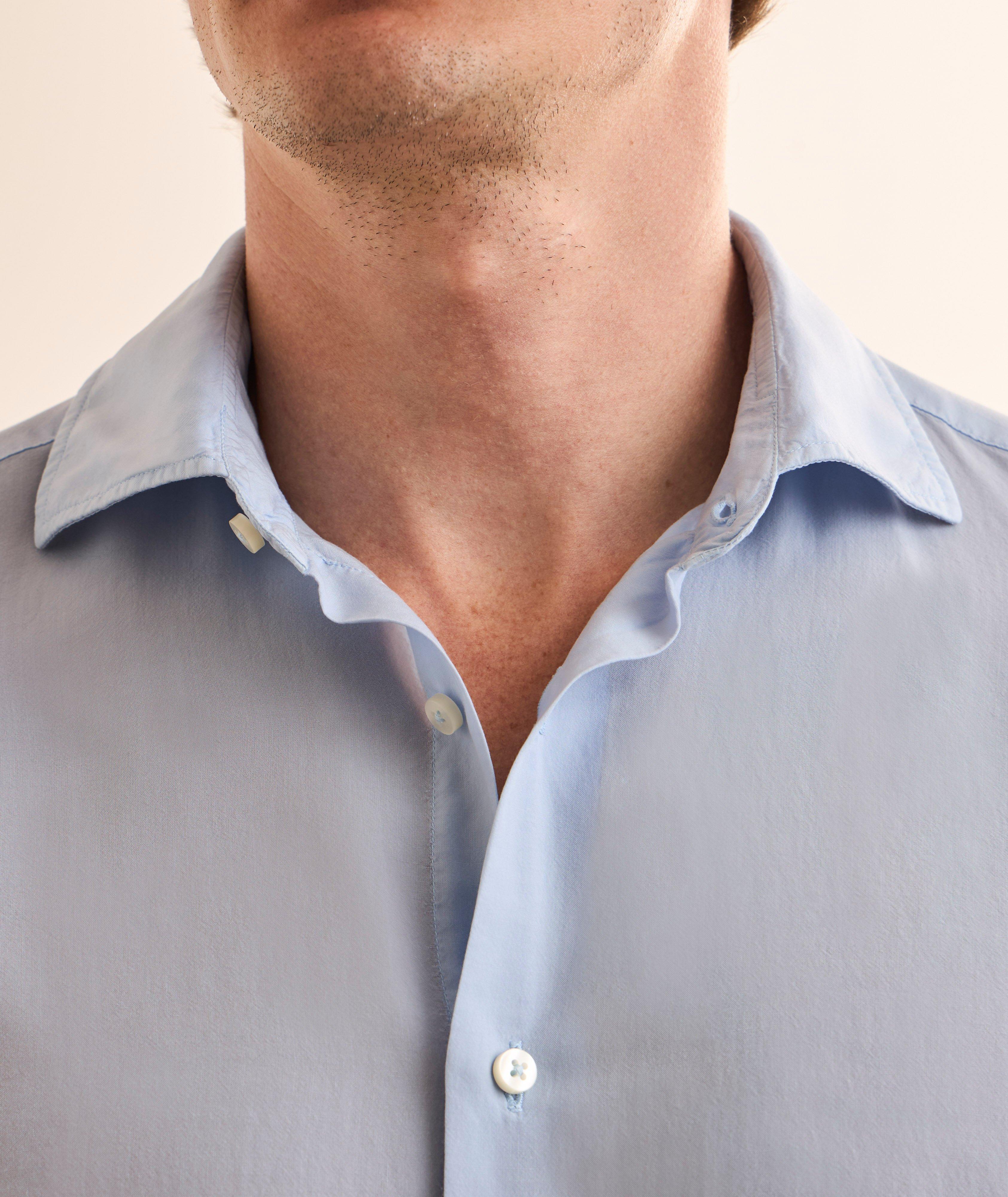 Garment-Dyed Tencel Shirt image 3