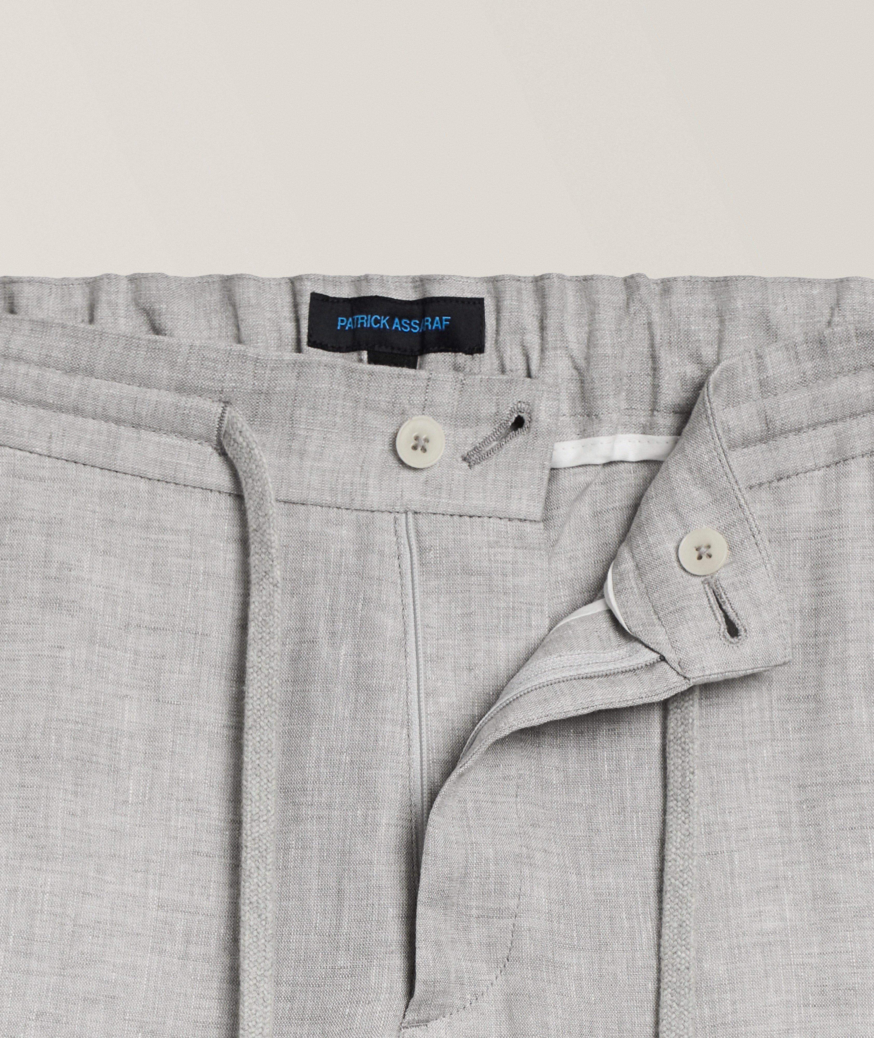 Linen Drawstring Pants image 5