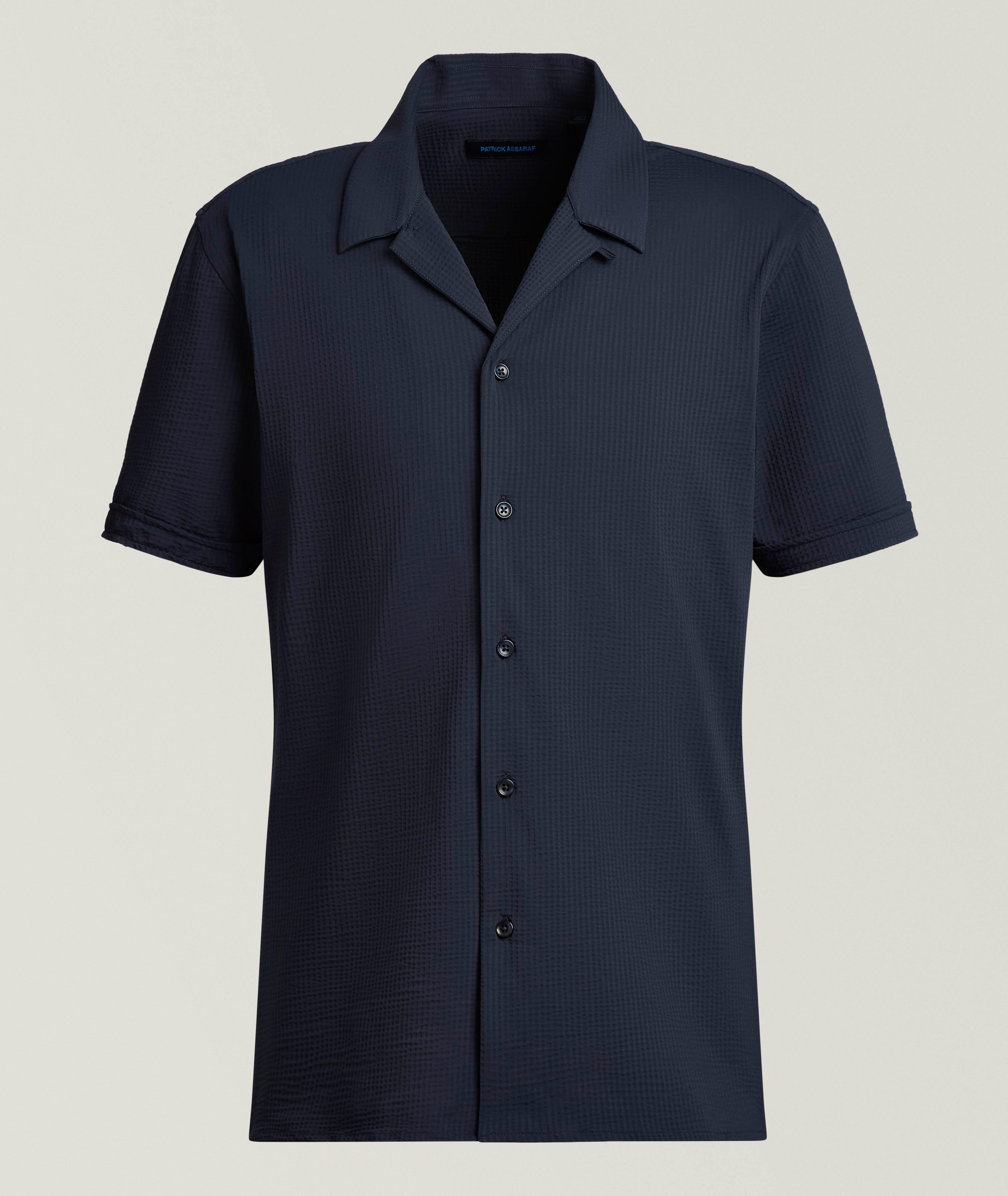 Seersucker Stretch Camp Shirt image 0