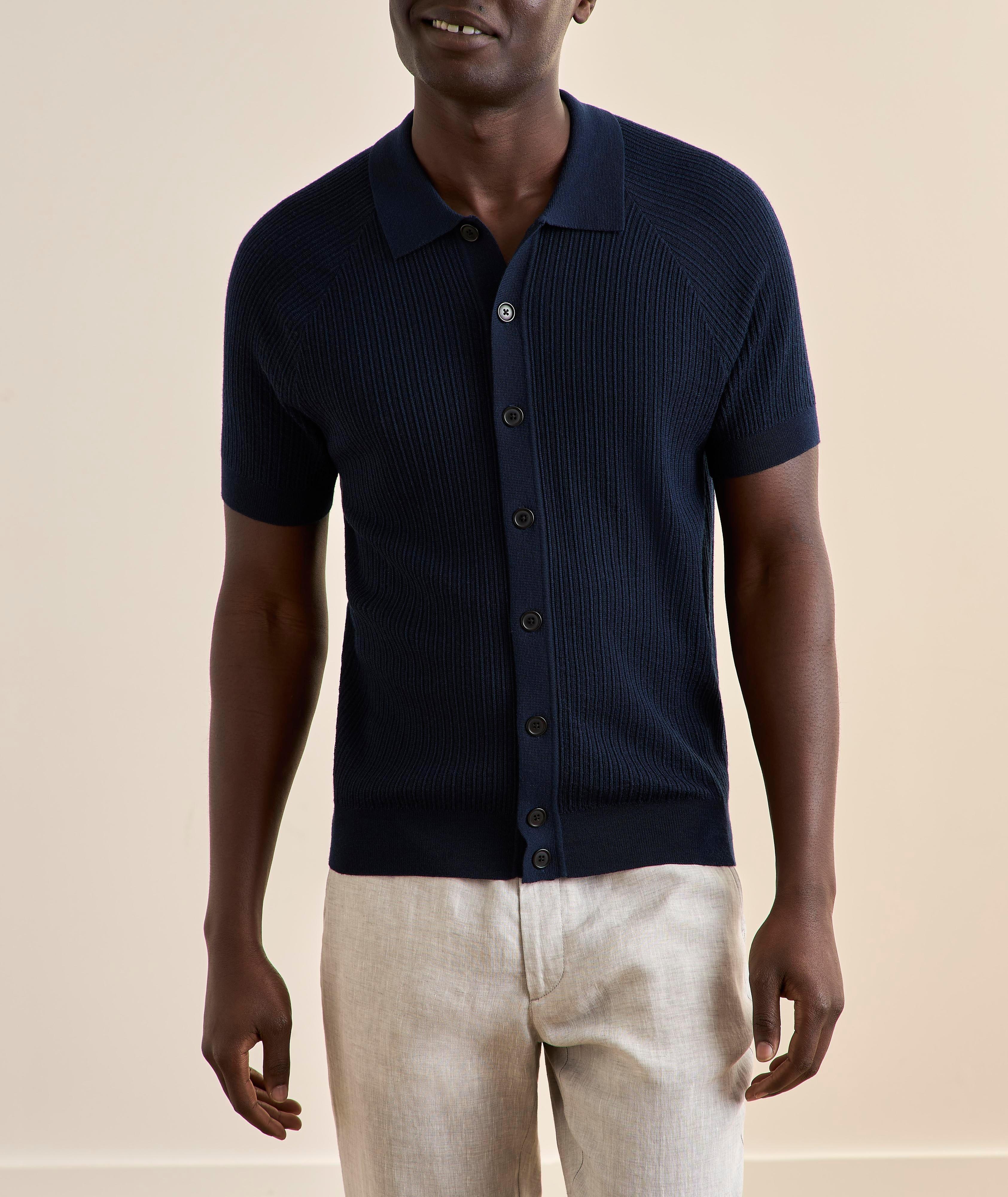 Extrafine Merino Wool Knit Shirt image 1