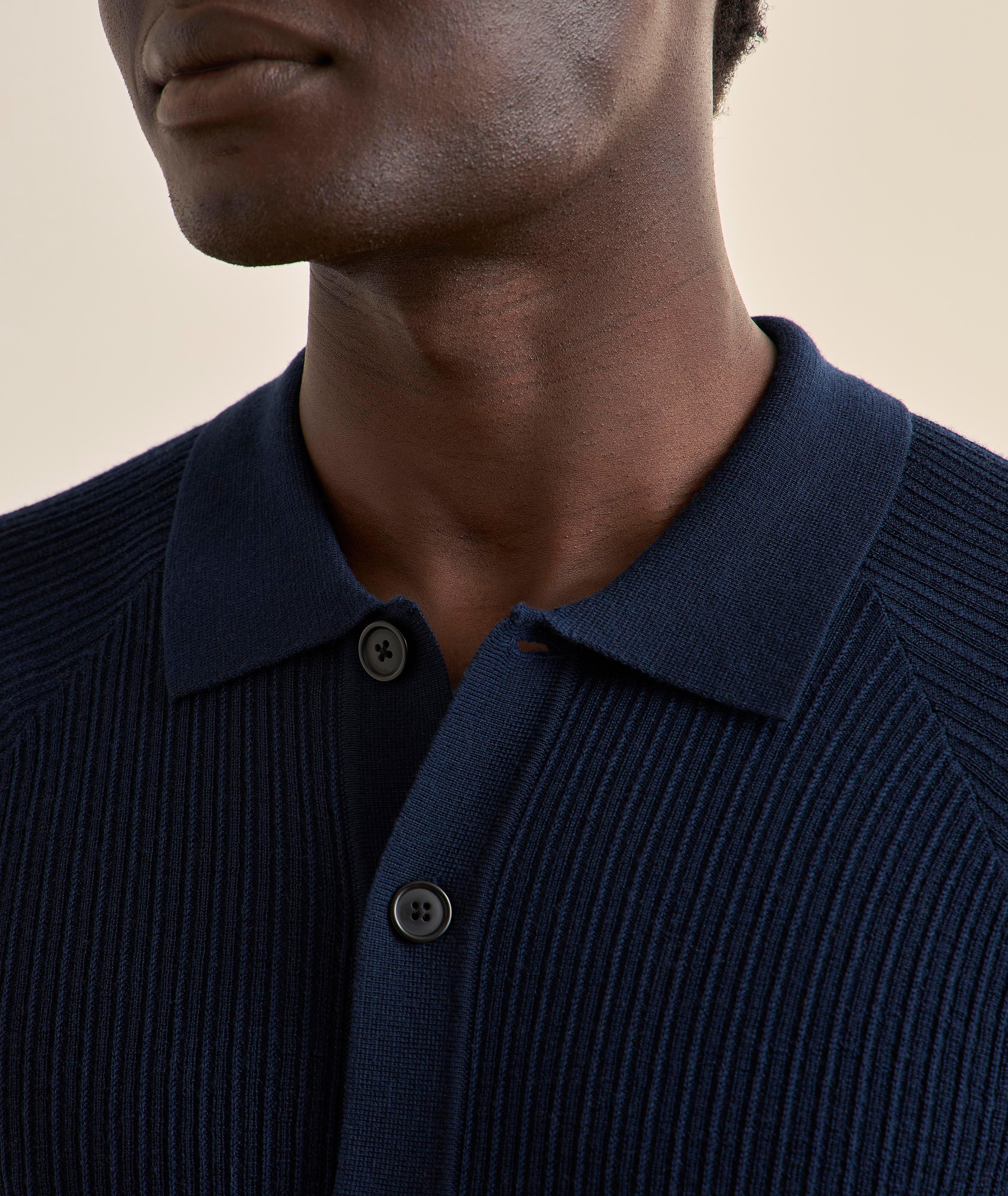 Extrafine Merino Wool Knit Shirt image 3