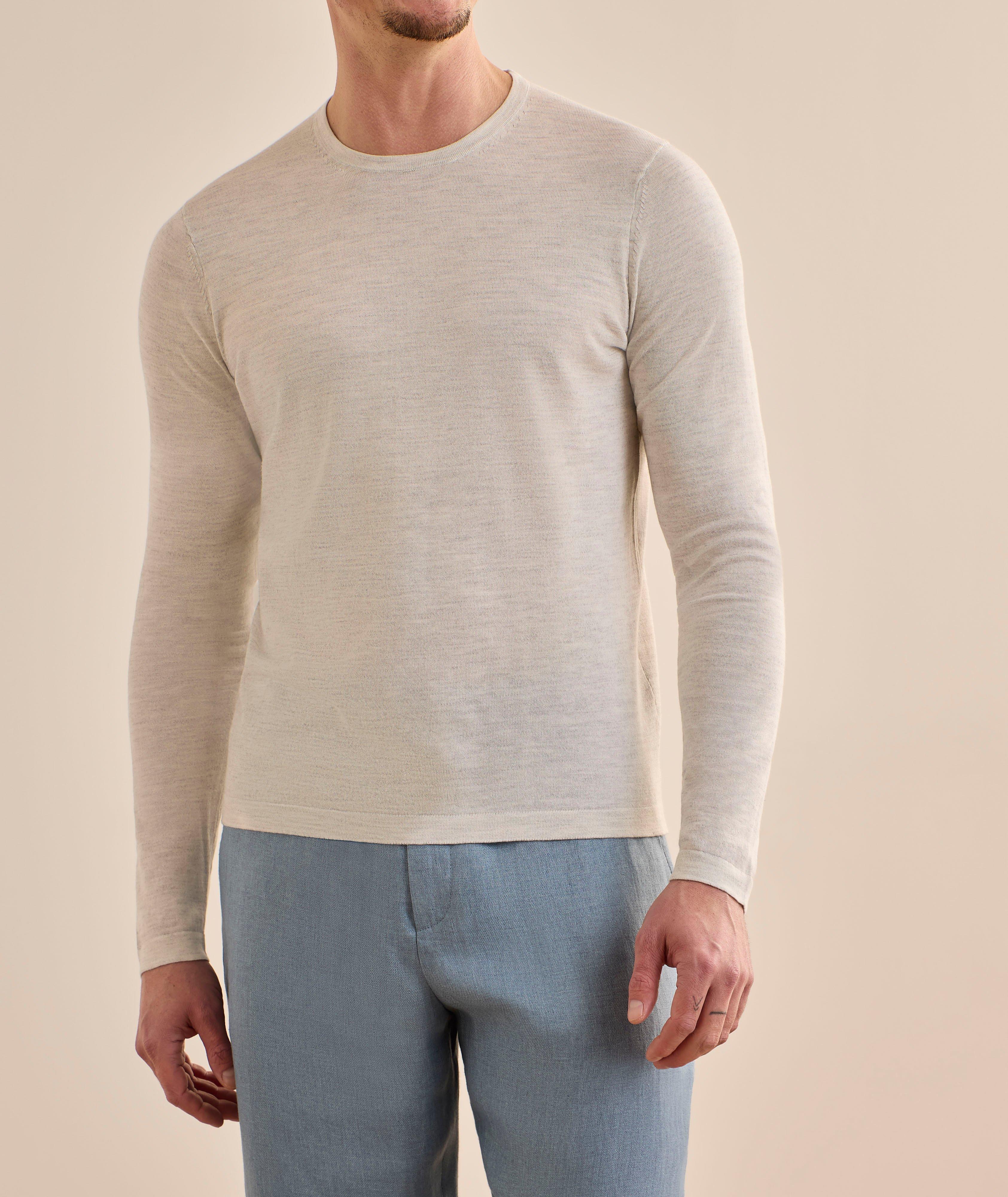 Cotton, Cupro & Merino Wool Sweater image 1