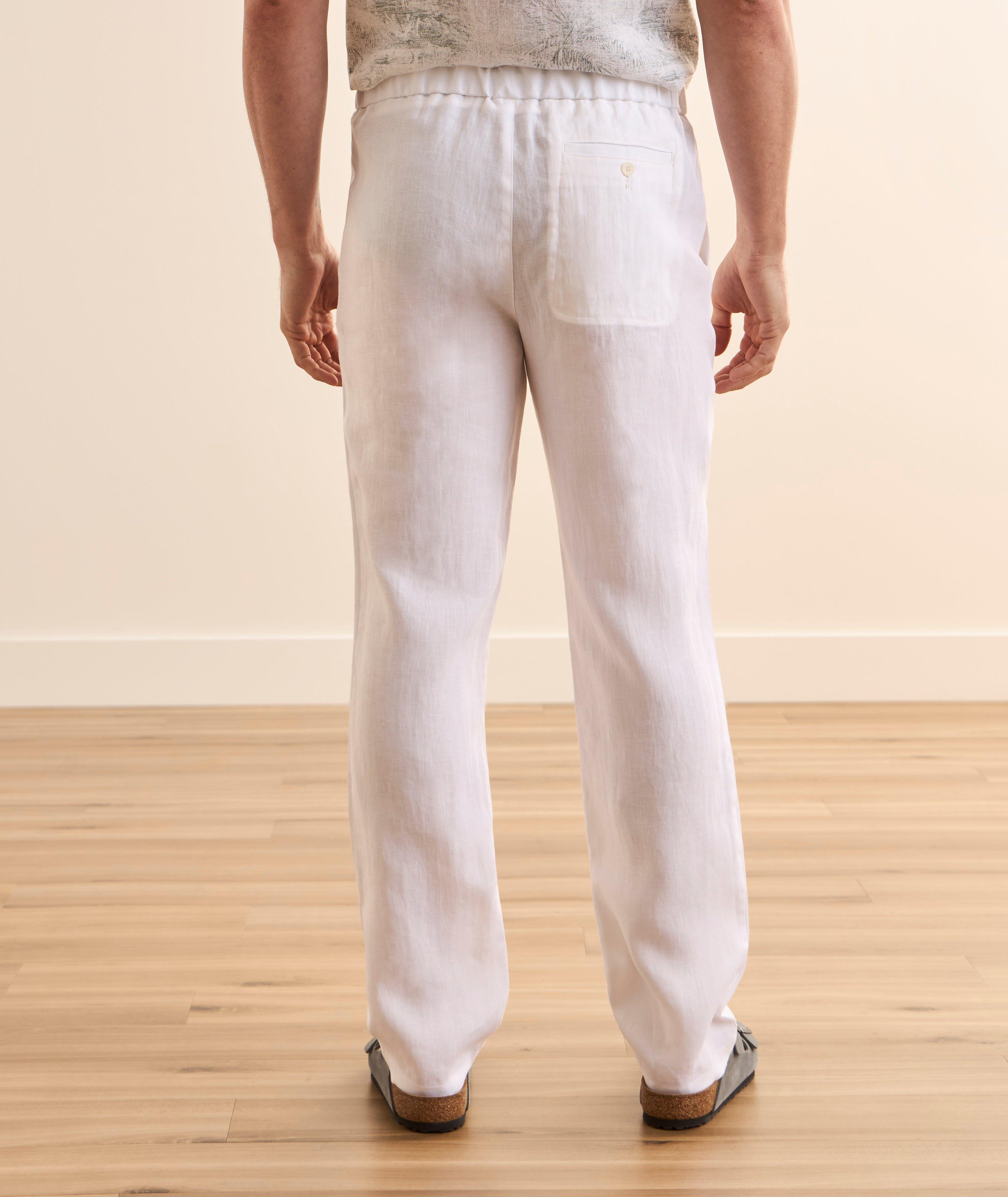 Linen Drawstring Pants image 2