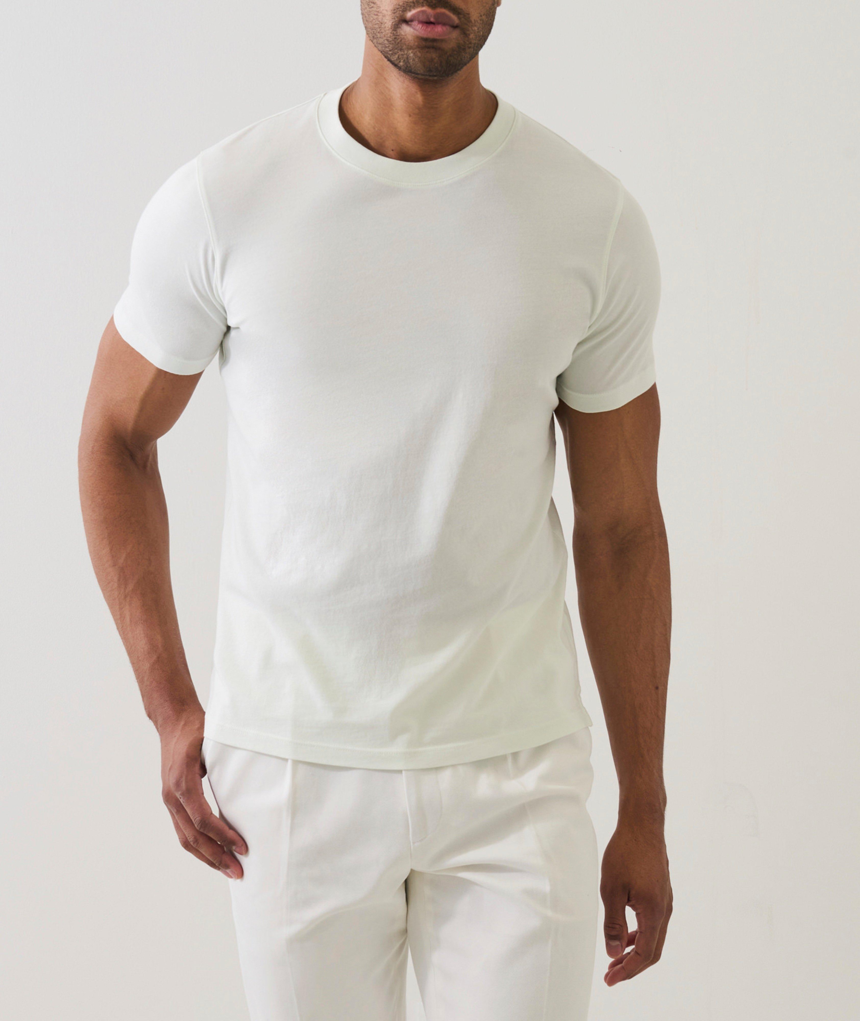 Organic Pima Cotton High Neck T-Shirt image 1