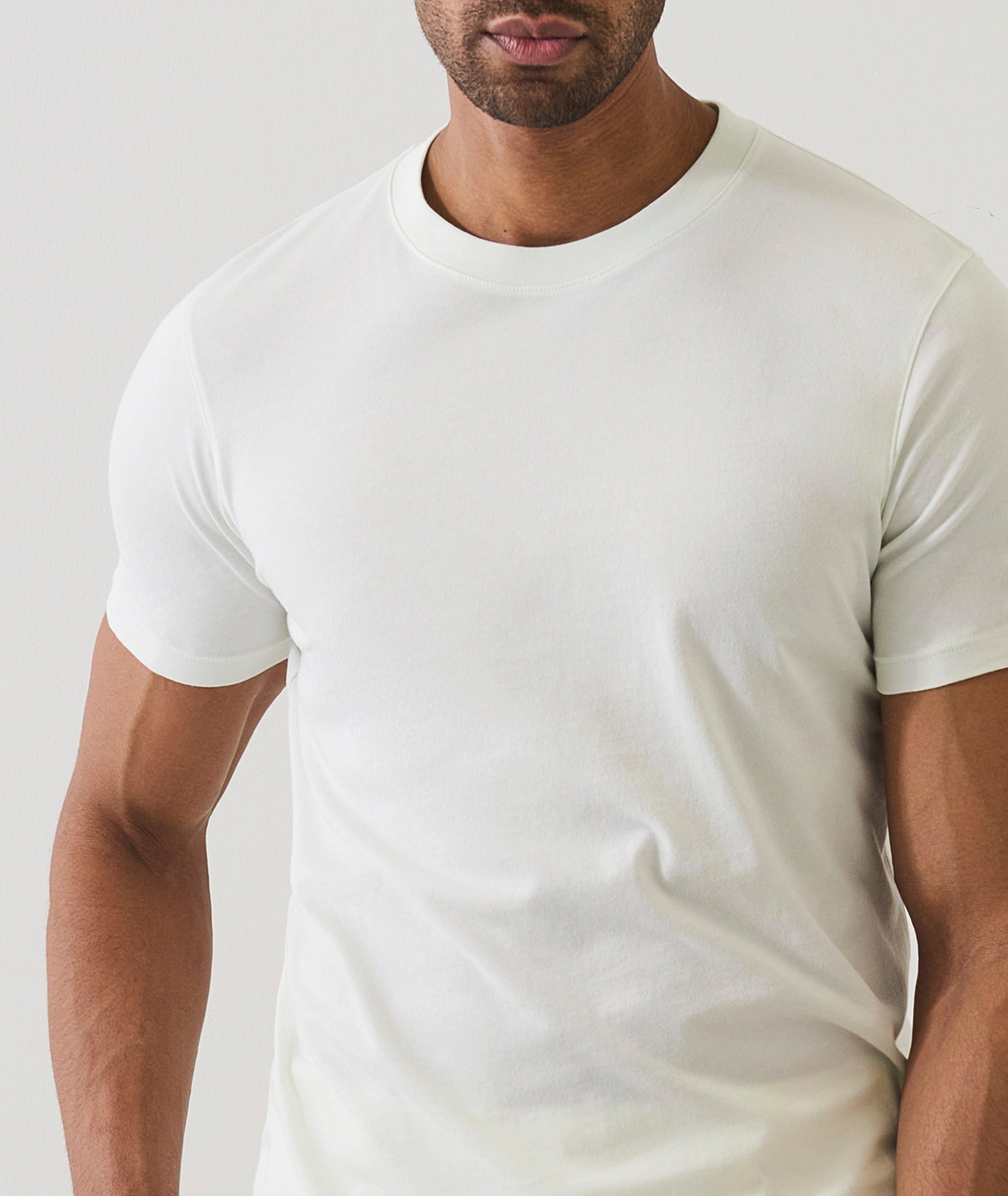 Organic Pima Cotton High Neck T-Shirt image 3