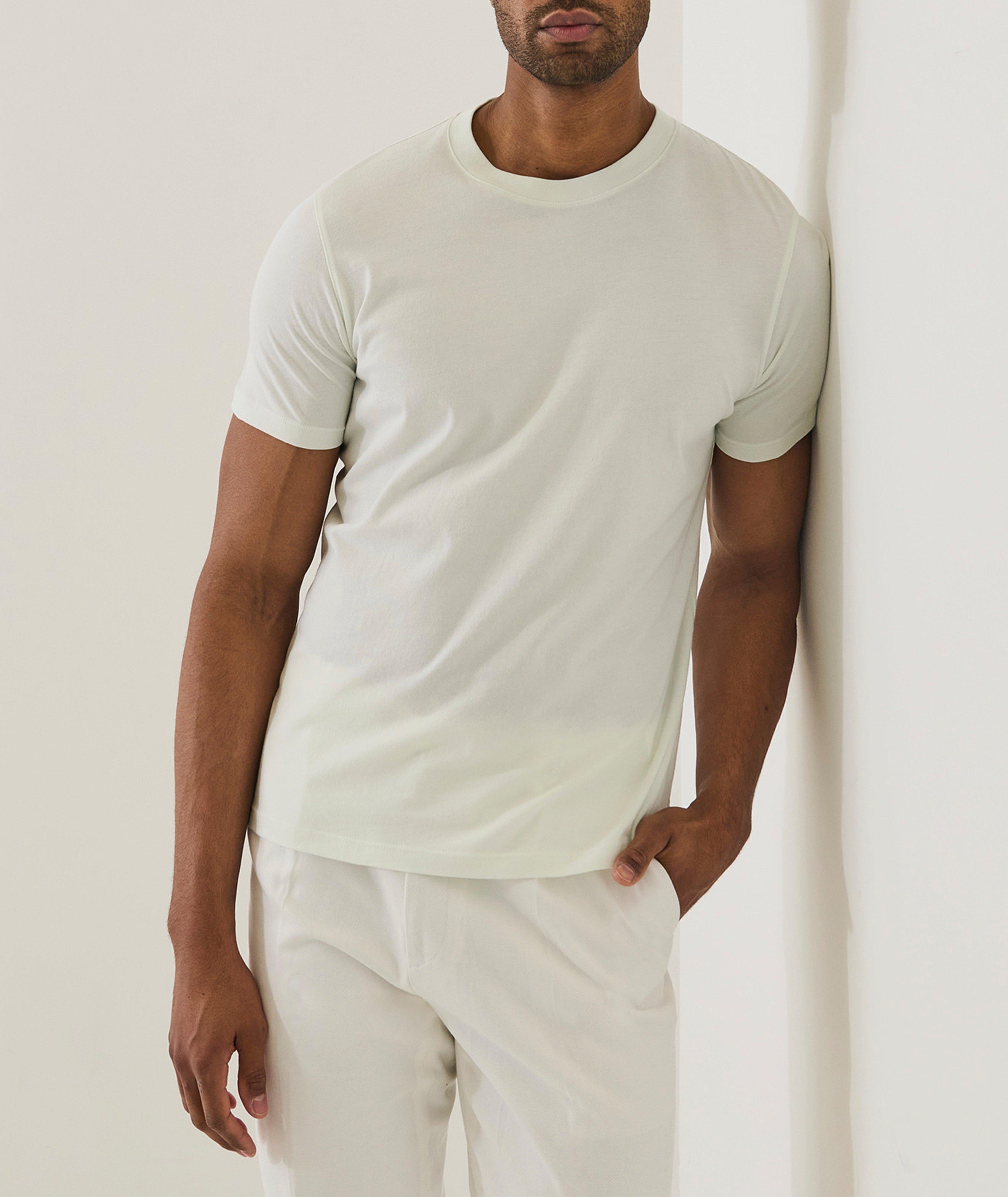 Organic Pima Cotton High Neck T-Shirt image 4