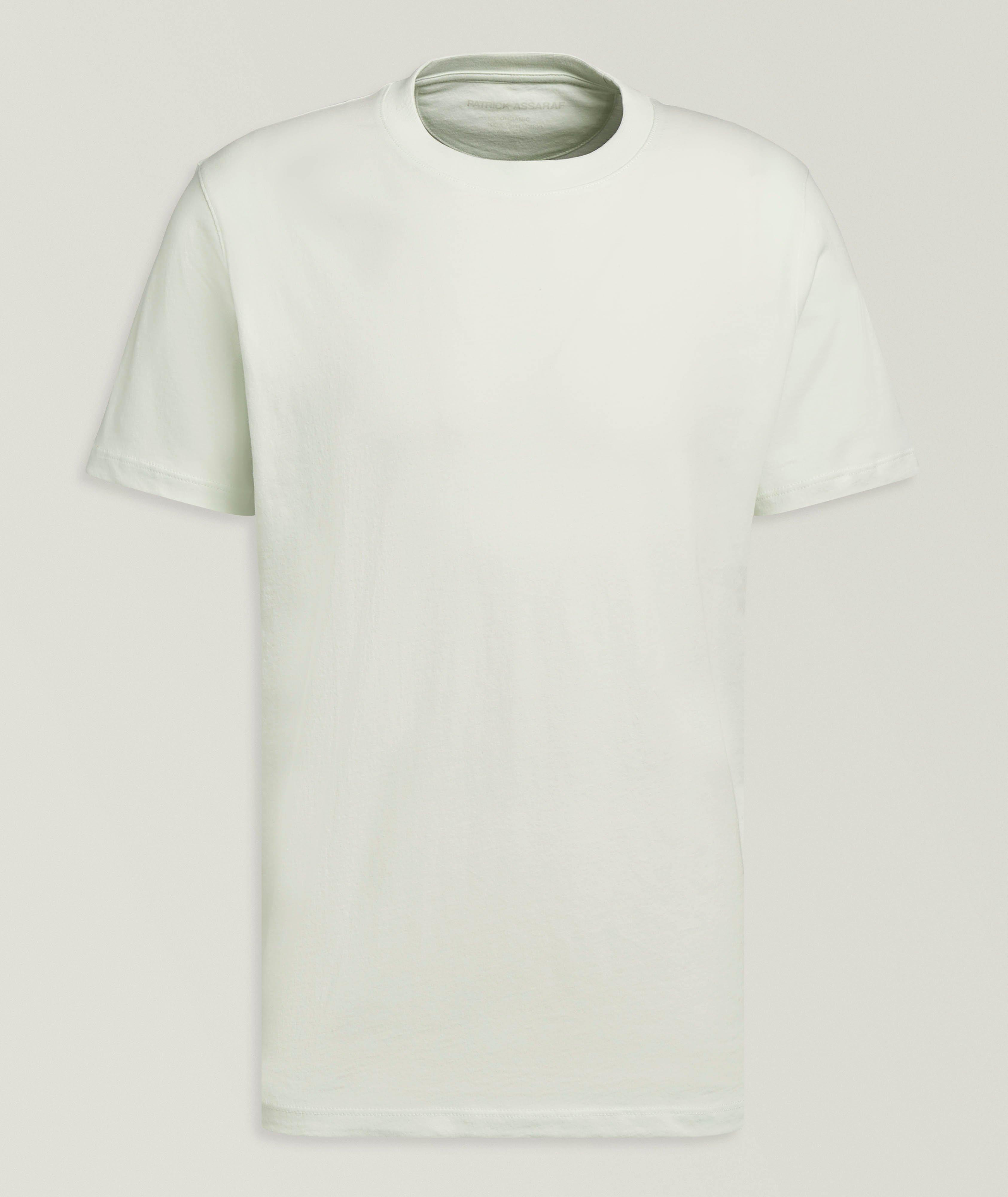 Patrick Assaraf Organic Pima Cotton High Neck T-Shirt