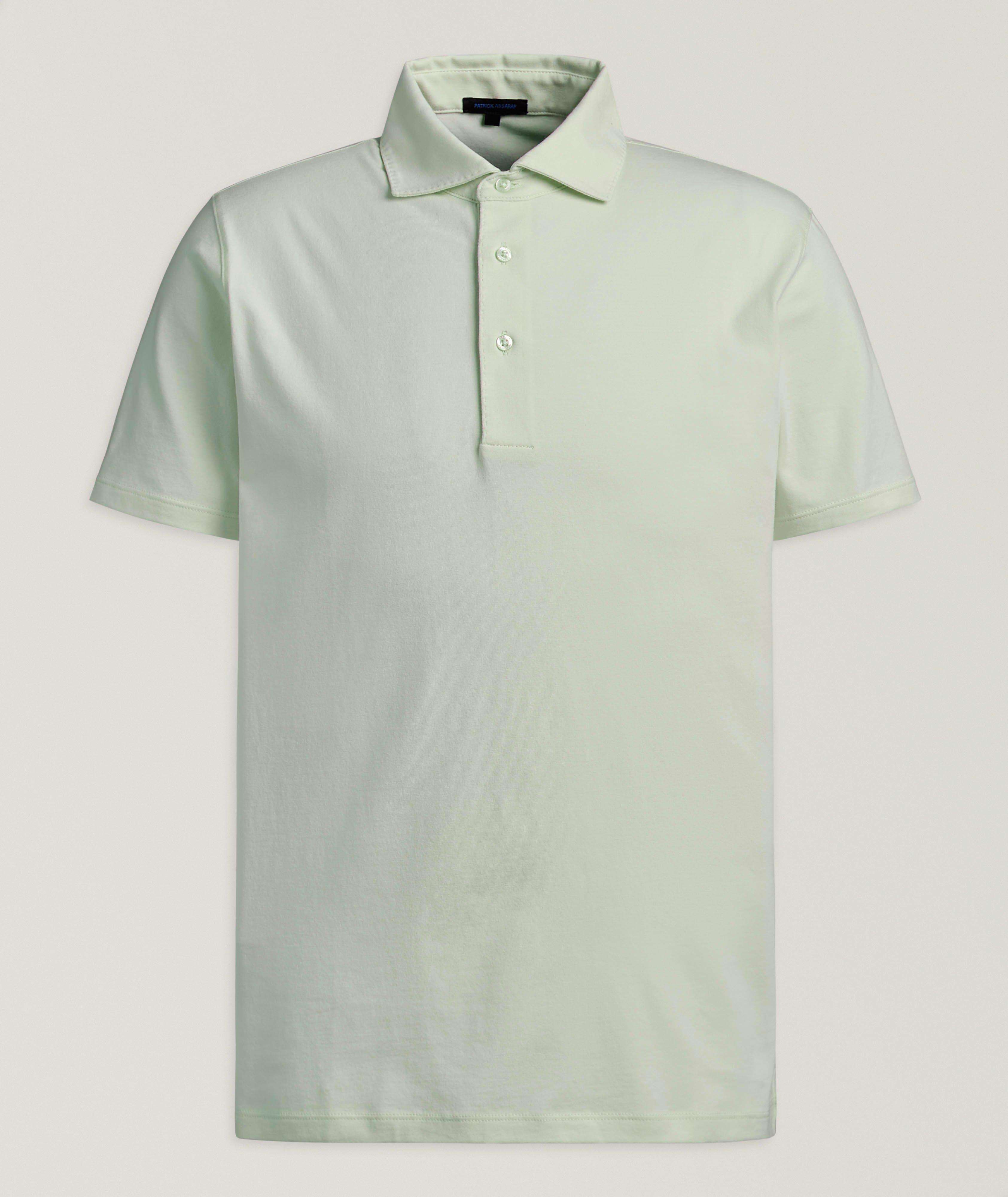 Patrick Assaraf Stretch-Pima Cotton Polo 