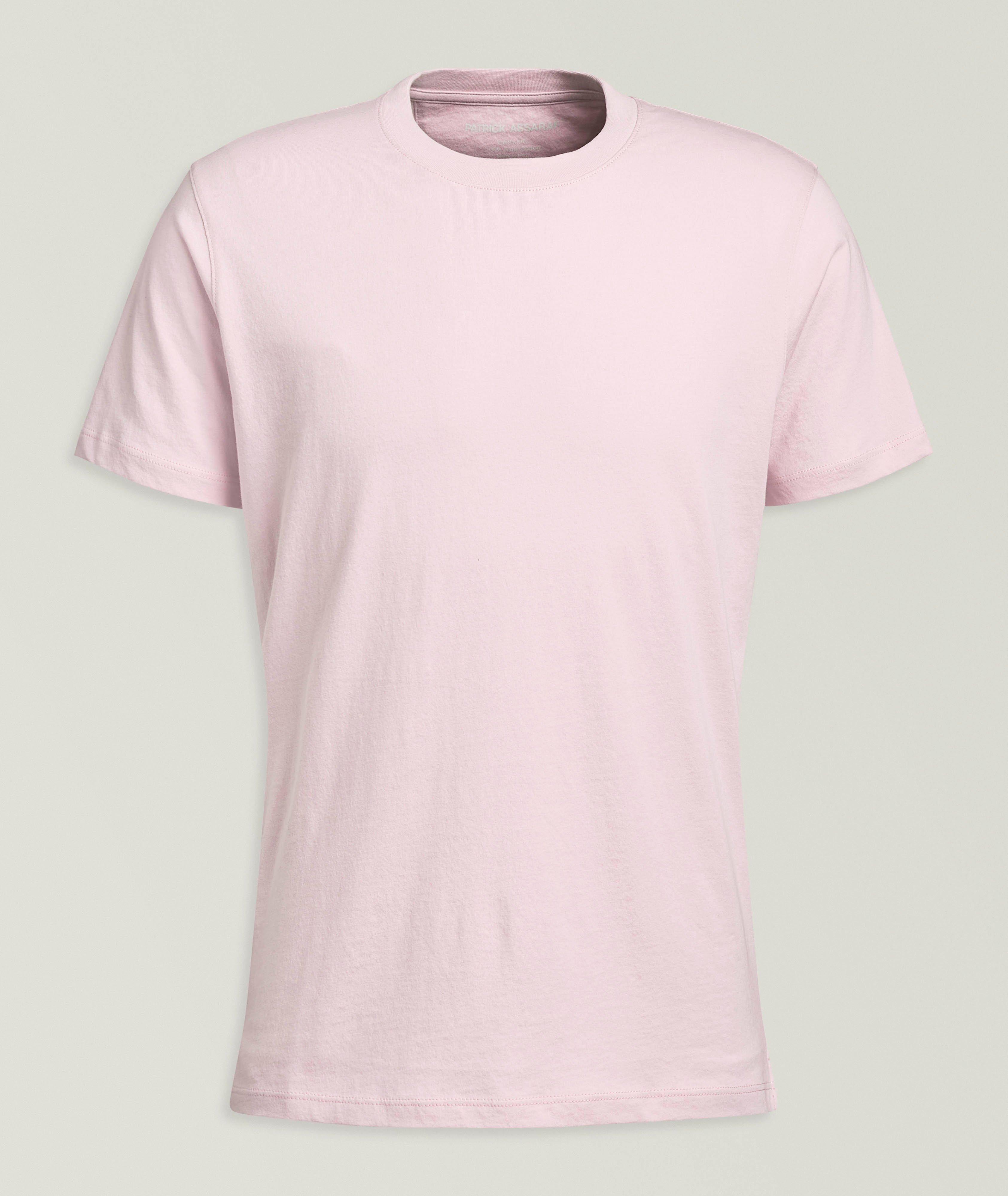 Patrick Assaraf Organic Pima Cotton High Neck T-Shirt
