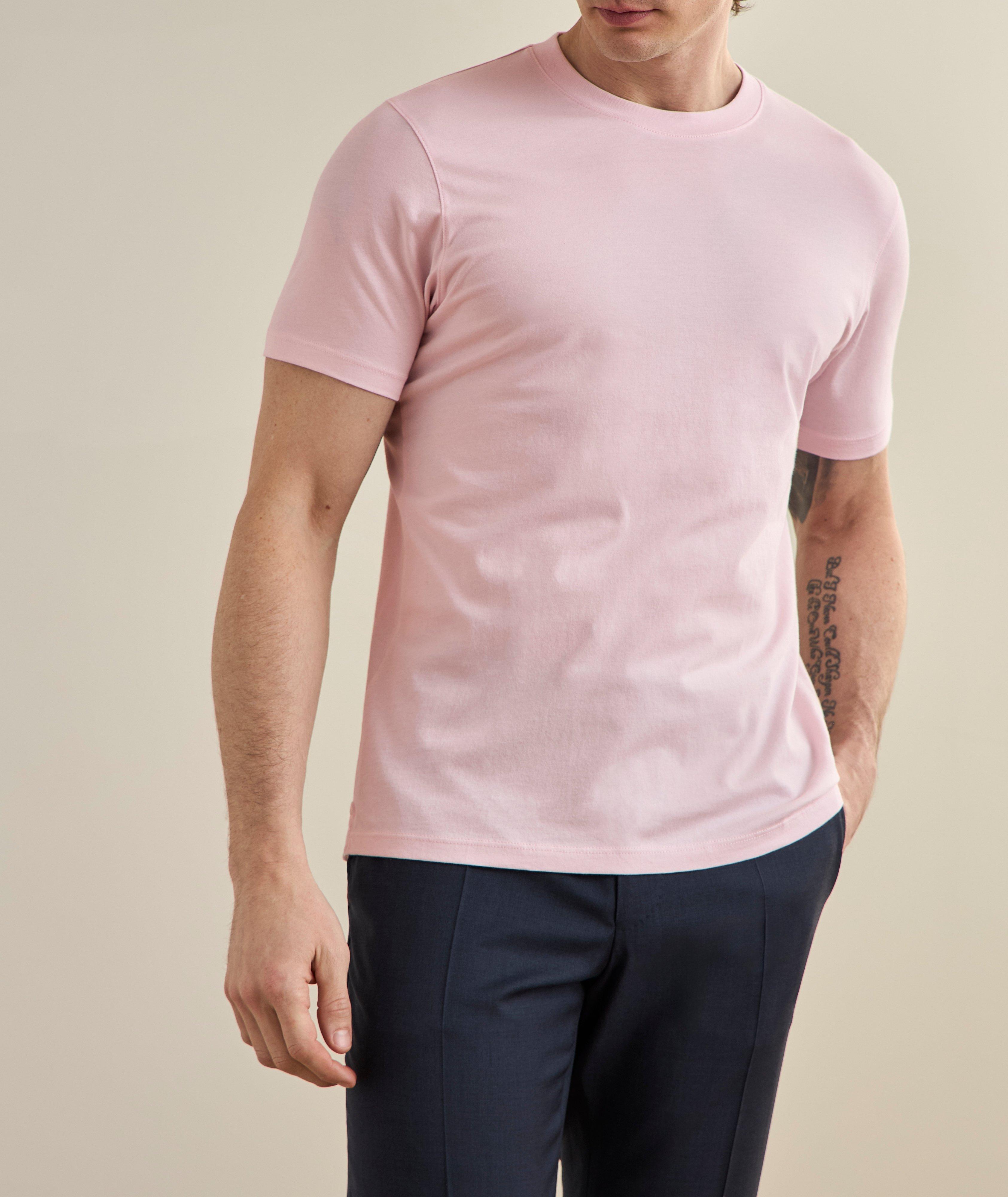 Organic Pima Cotton High Neck T-Shirt image 1