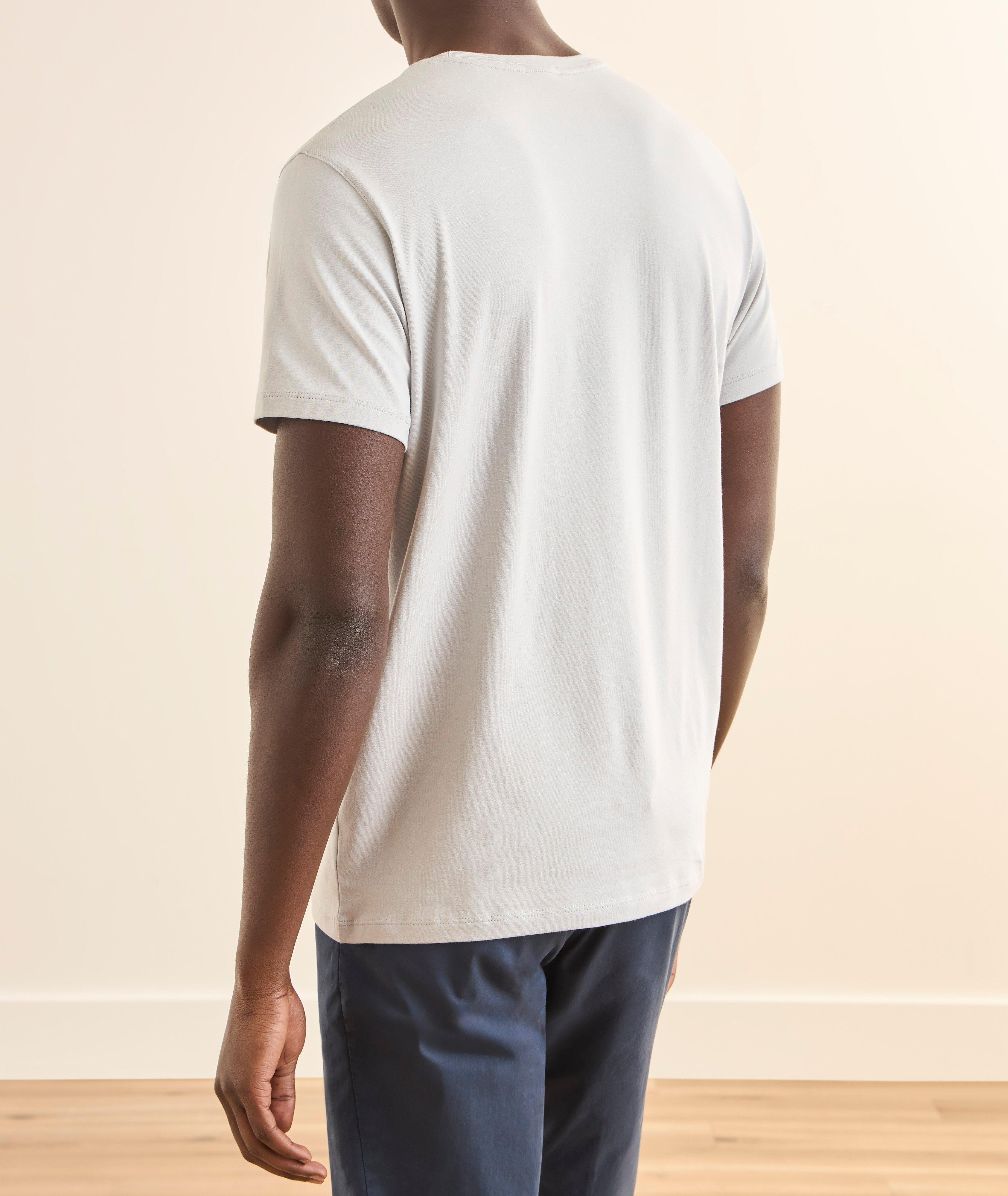 T-shirt coton Pima extensible image 2