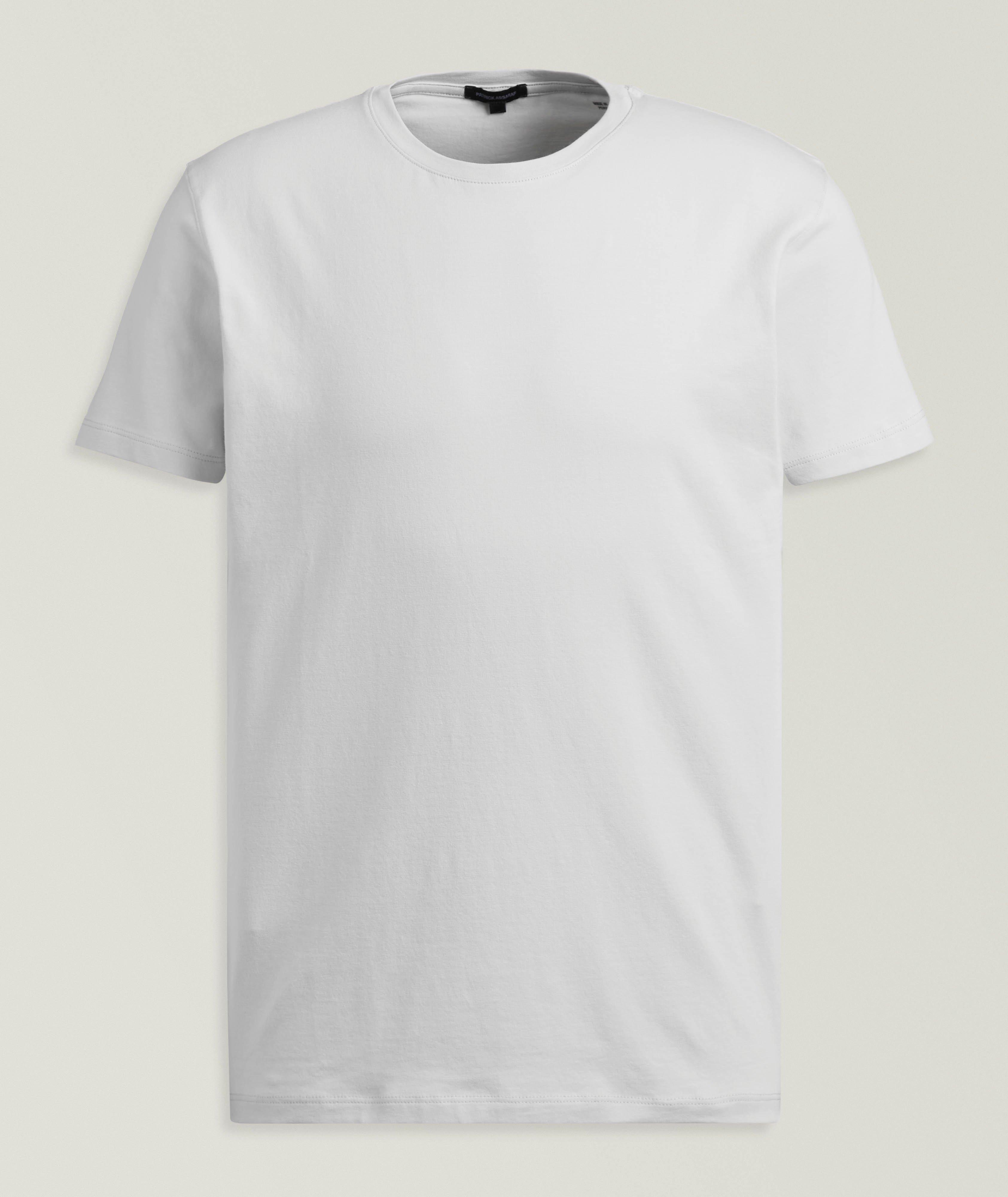 Patrick Assaraf T-shirt coton Pima extensible