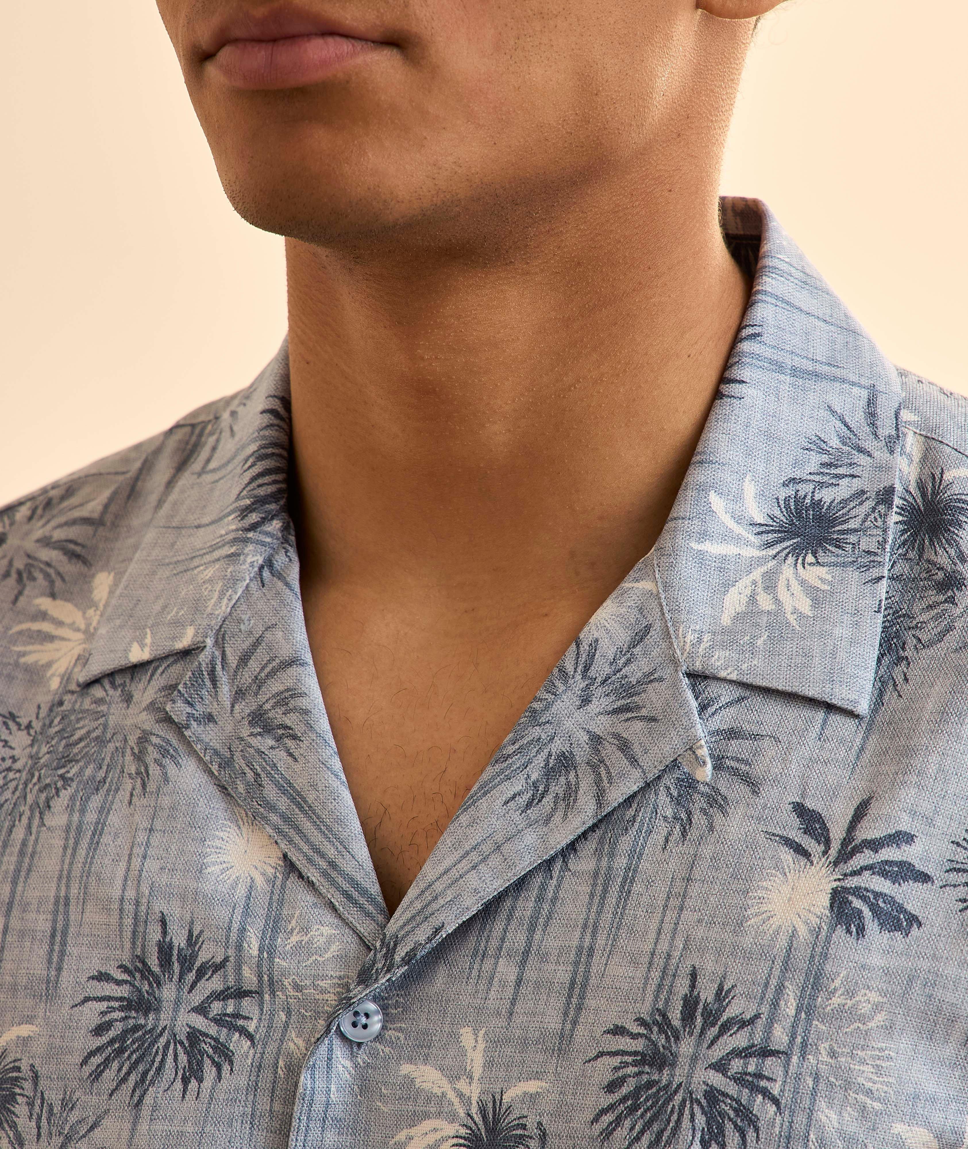 Chemise camp coton palmiers image 3