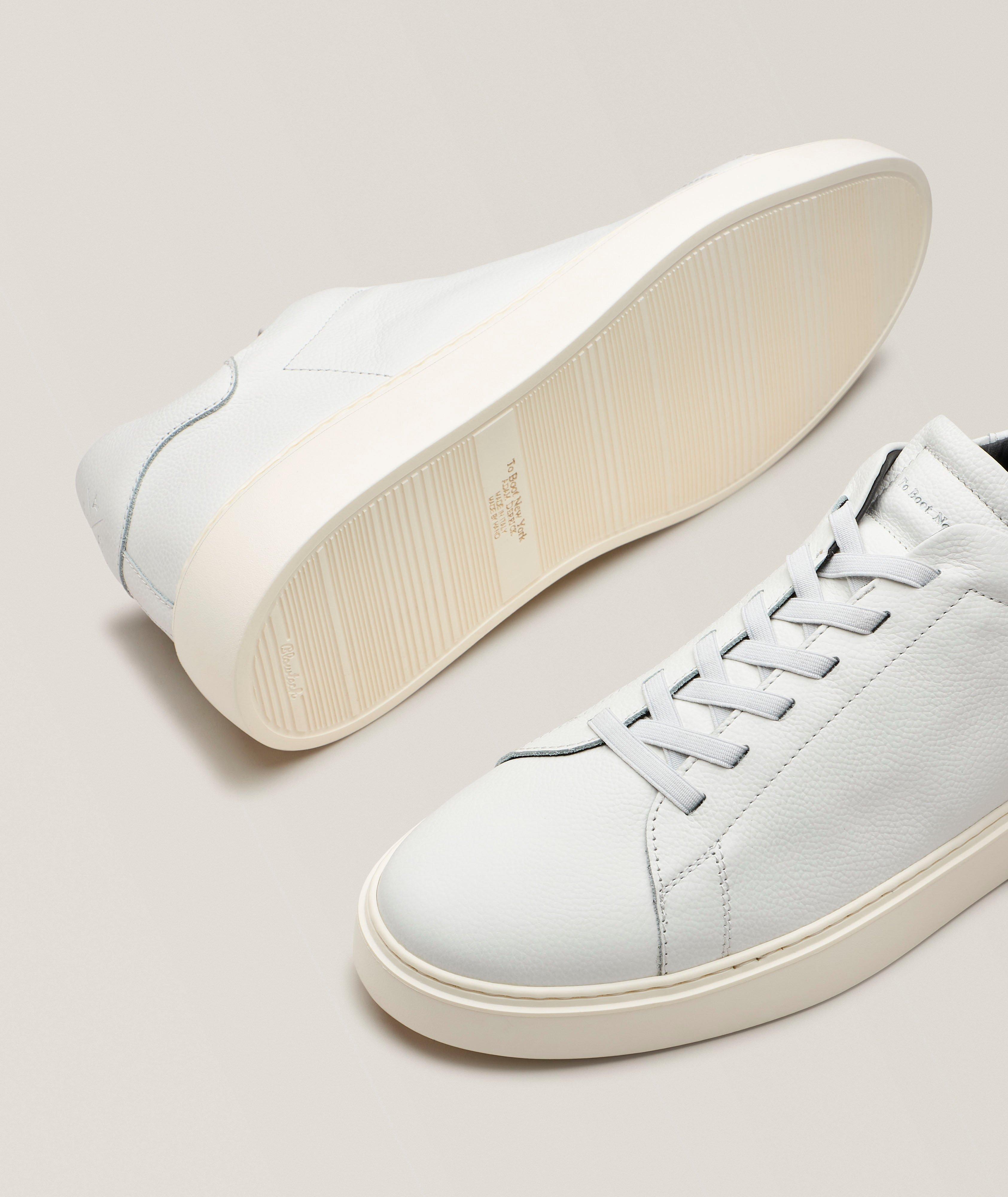 Chaussures sport en cuir grainé James image 3