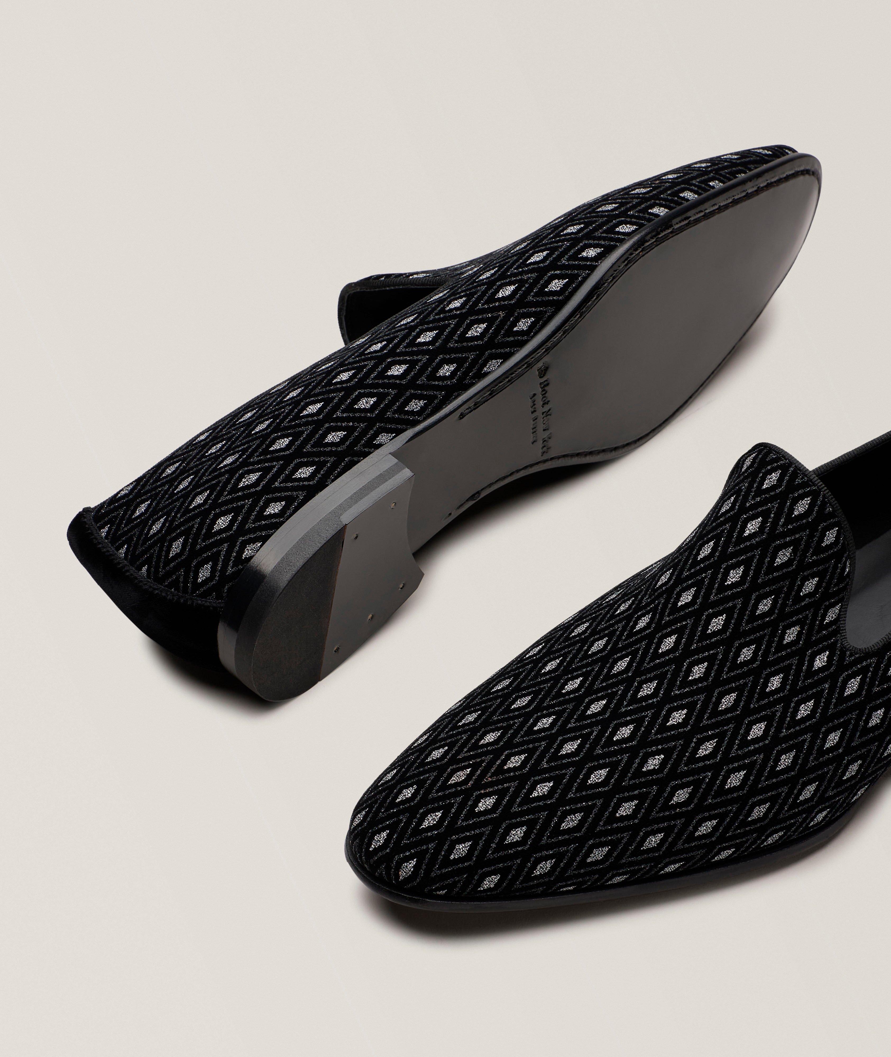 Wesley Velvet Embroidered Loafers  image 3