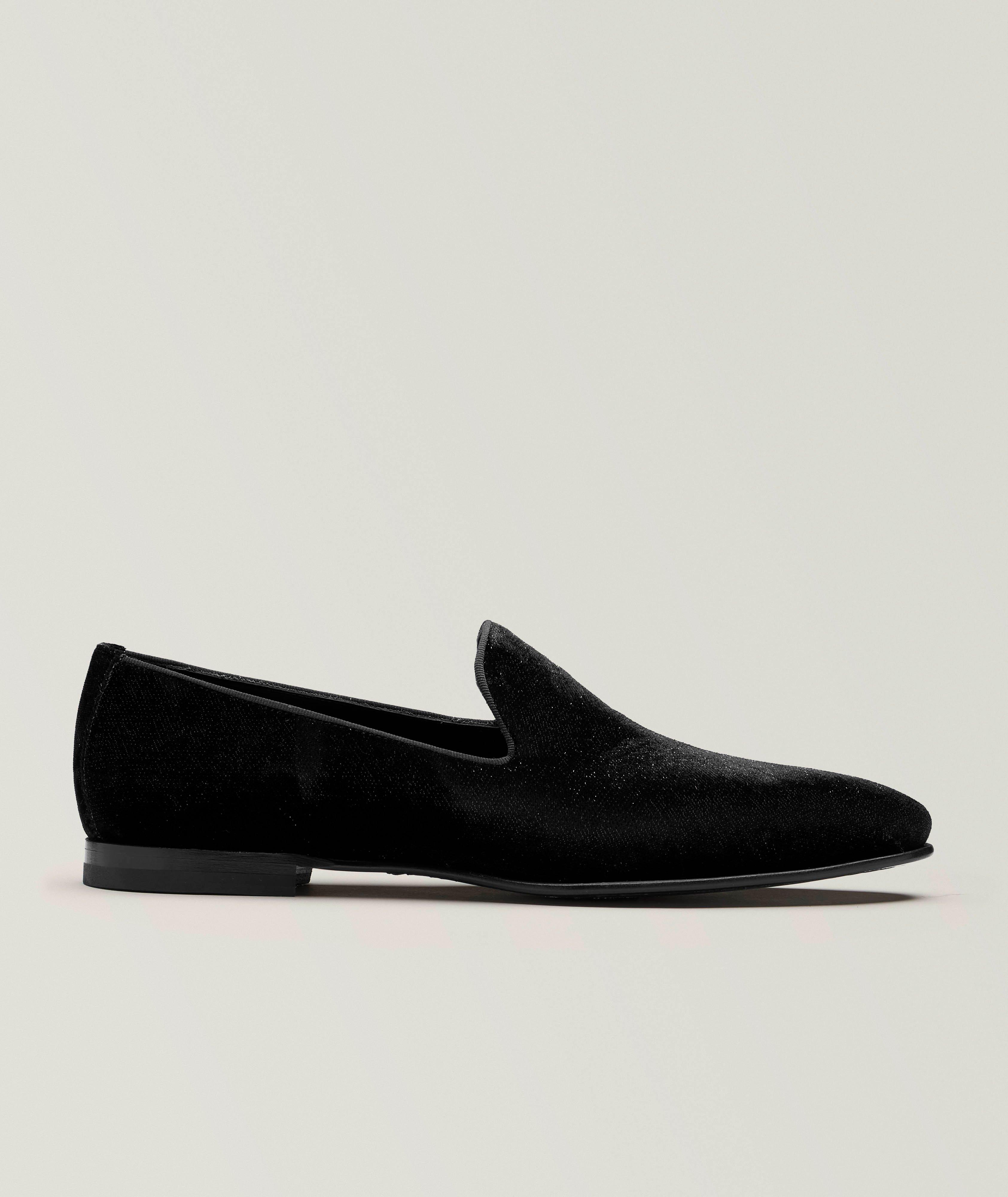 Wesley Speckled Velvet Loafers image 0