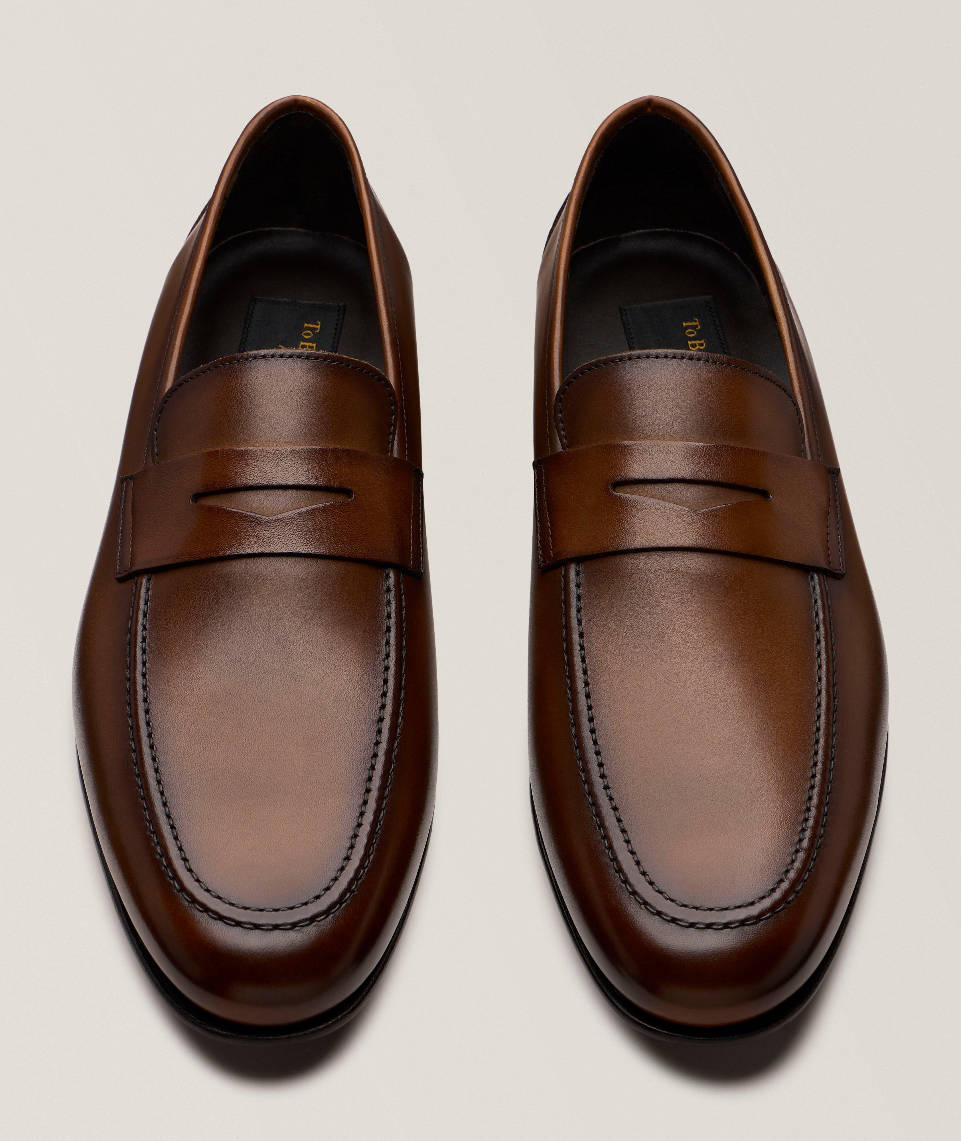 Aldrin Leather Penny Loafers image 1