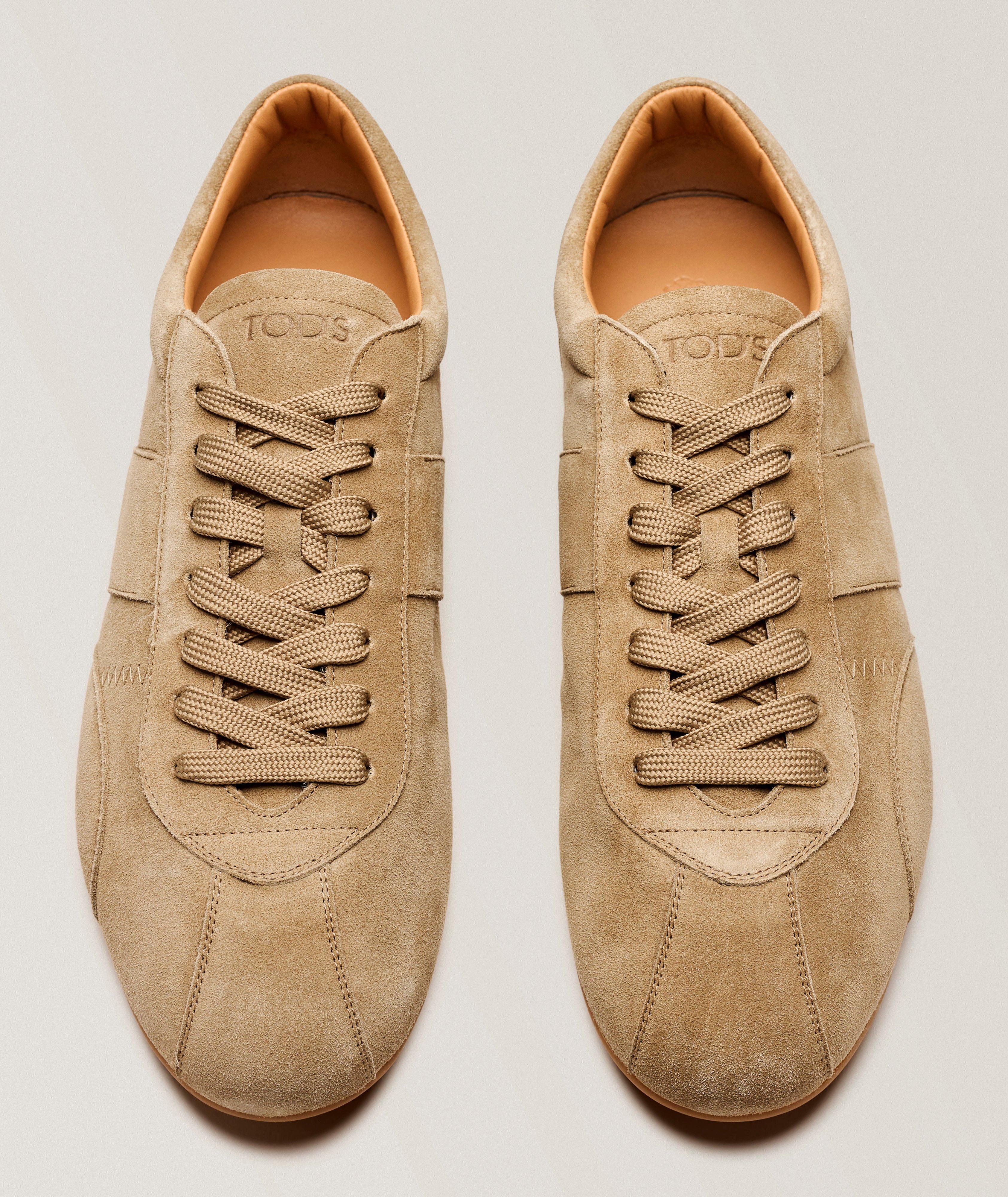 Sneakers basses en suède image 1