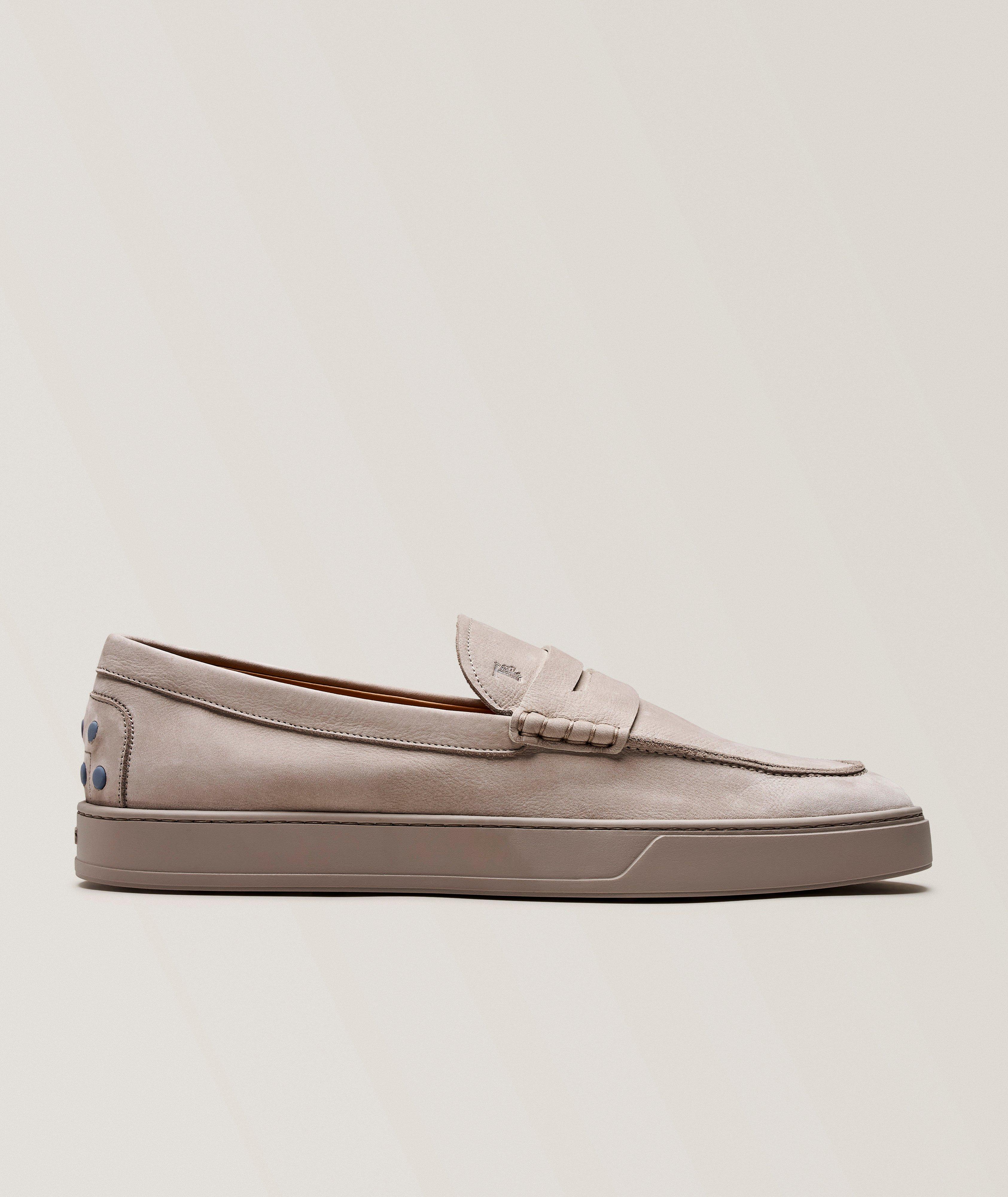 Classic Suede Penny Loafers image 0