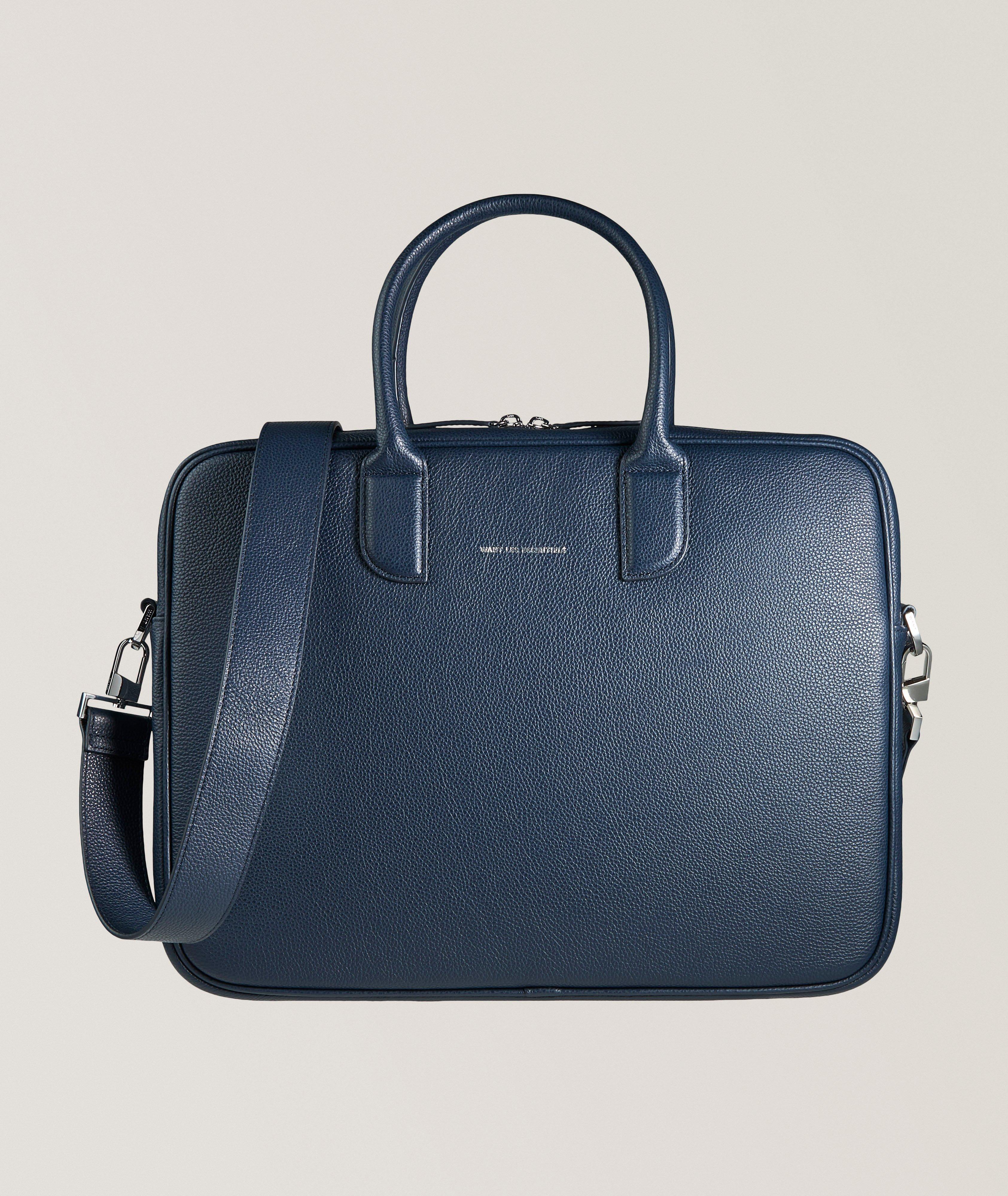 Want Les Essentiels Lesage Pebble Grained Leather Briefcase