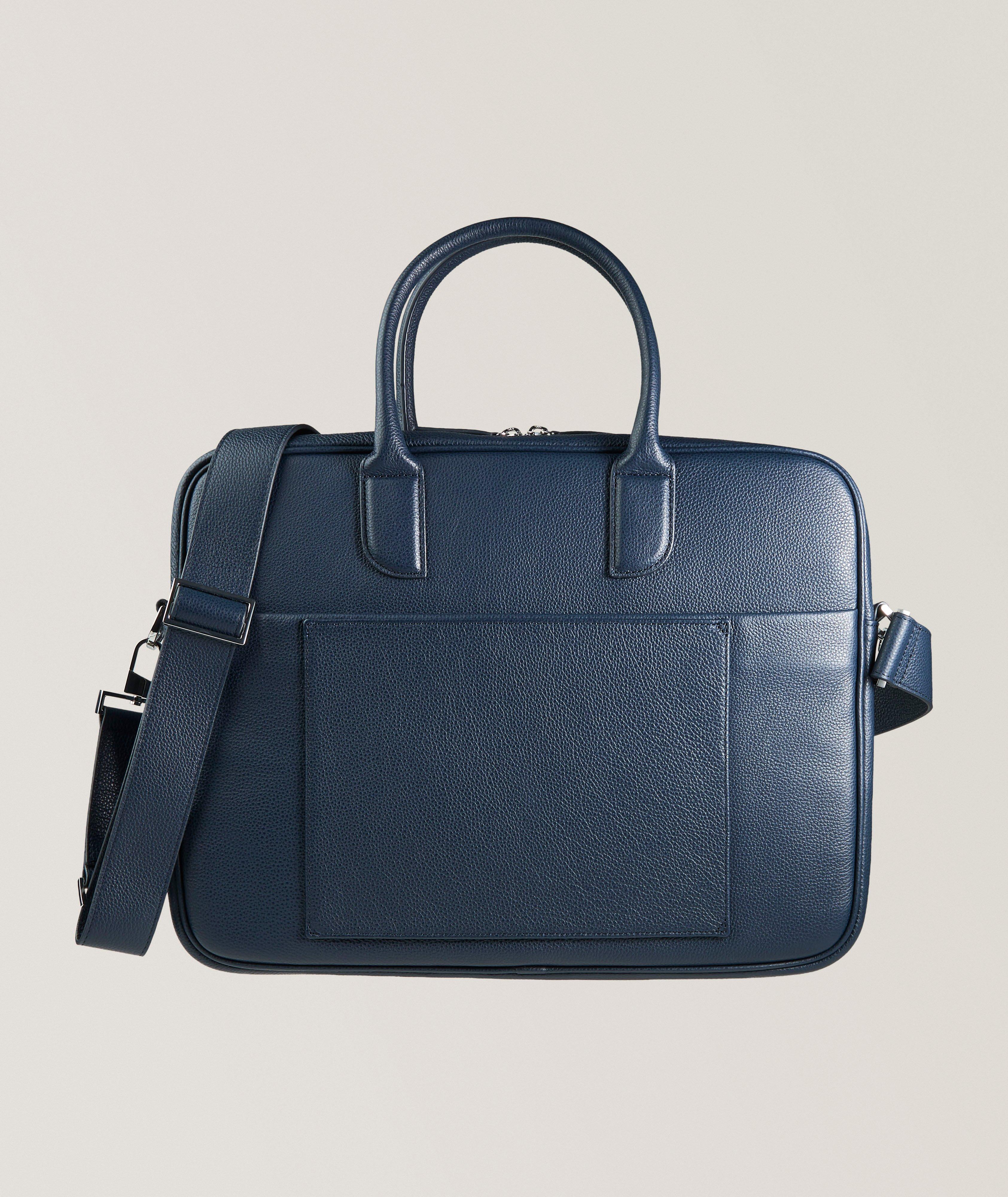 Lesage Pebble Grained Leather Briefcase image 2