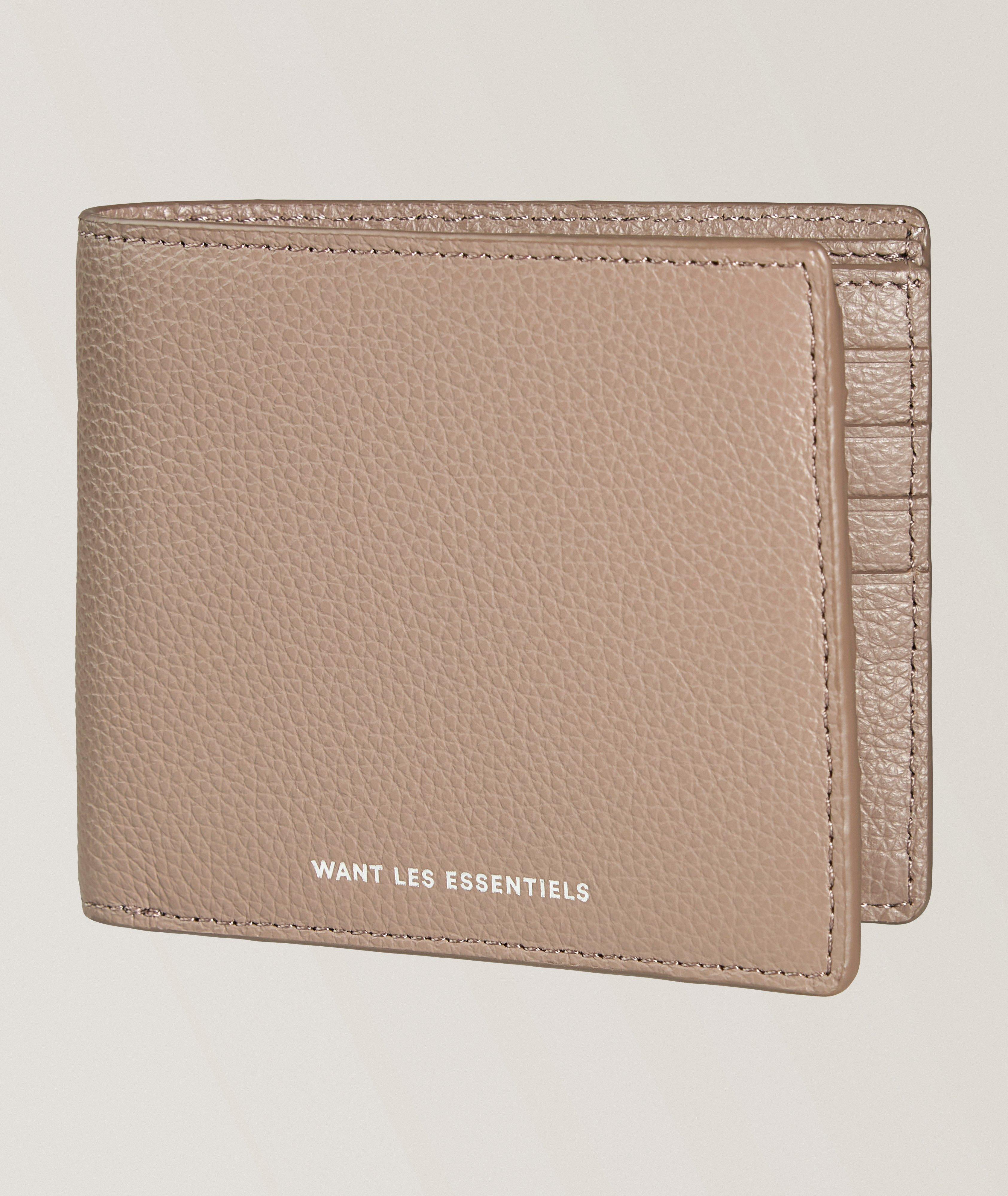 Benin Pebble Grain Leather Bifold Wallet image 0