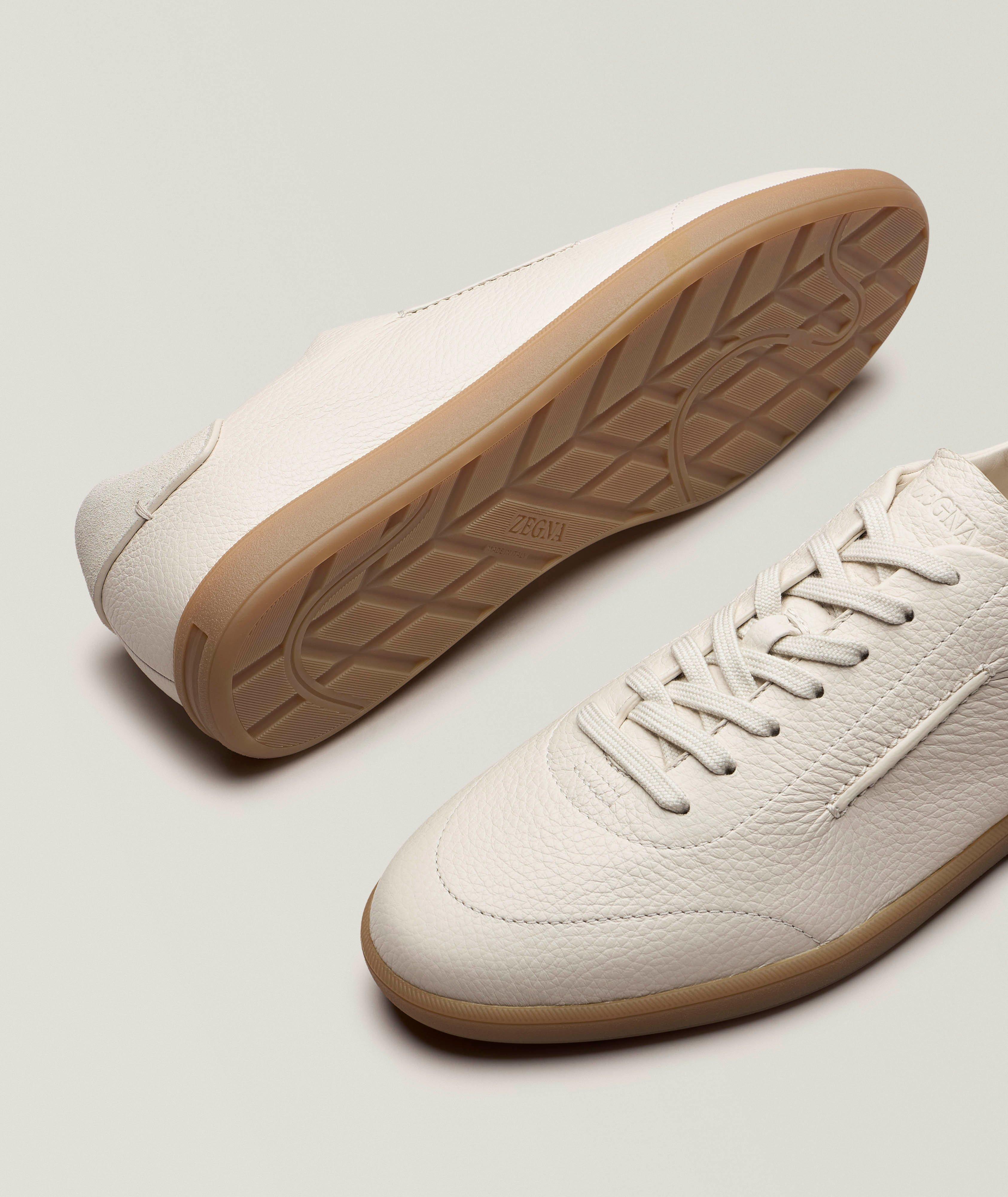 232 Grained Leather Sneakers image 3