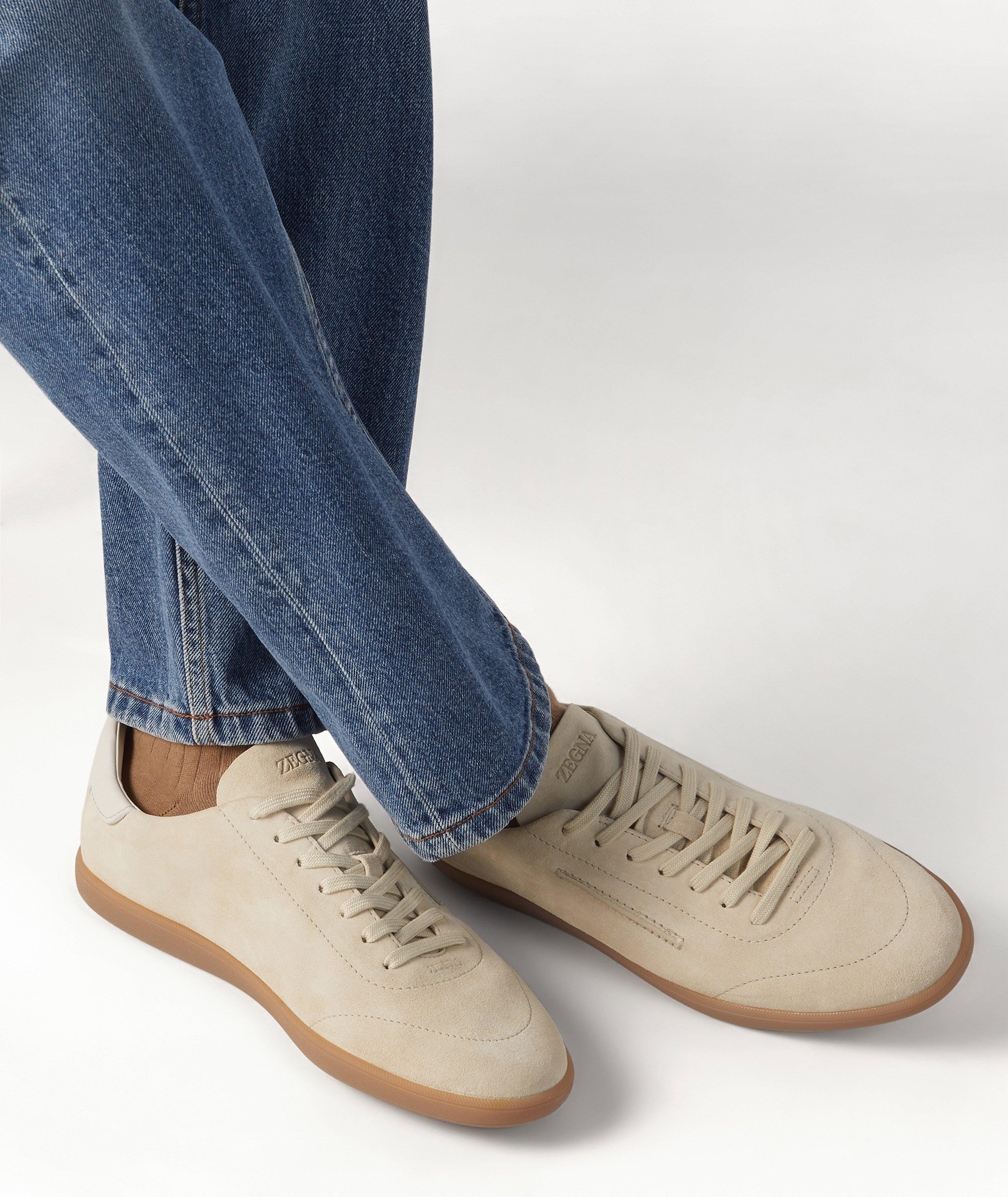 Chaussures sport en suède 232 image 5