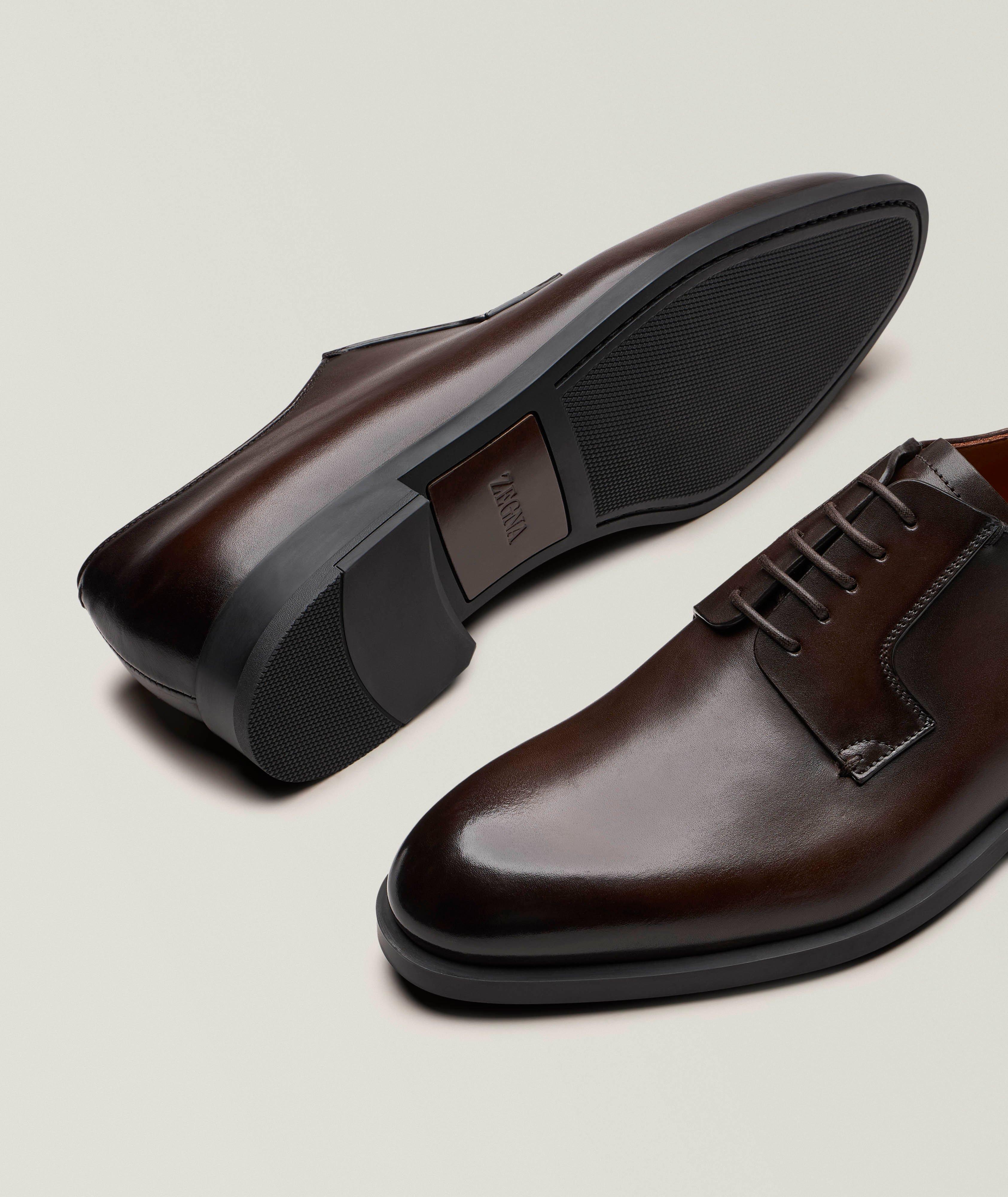 Leather Lace-Up Derbies image 3