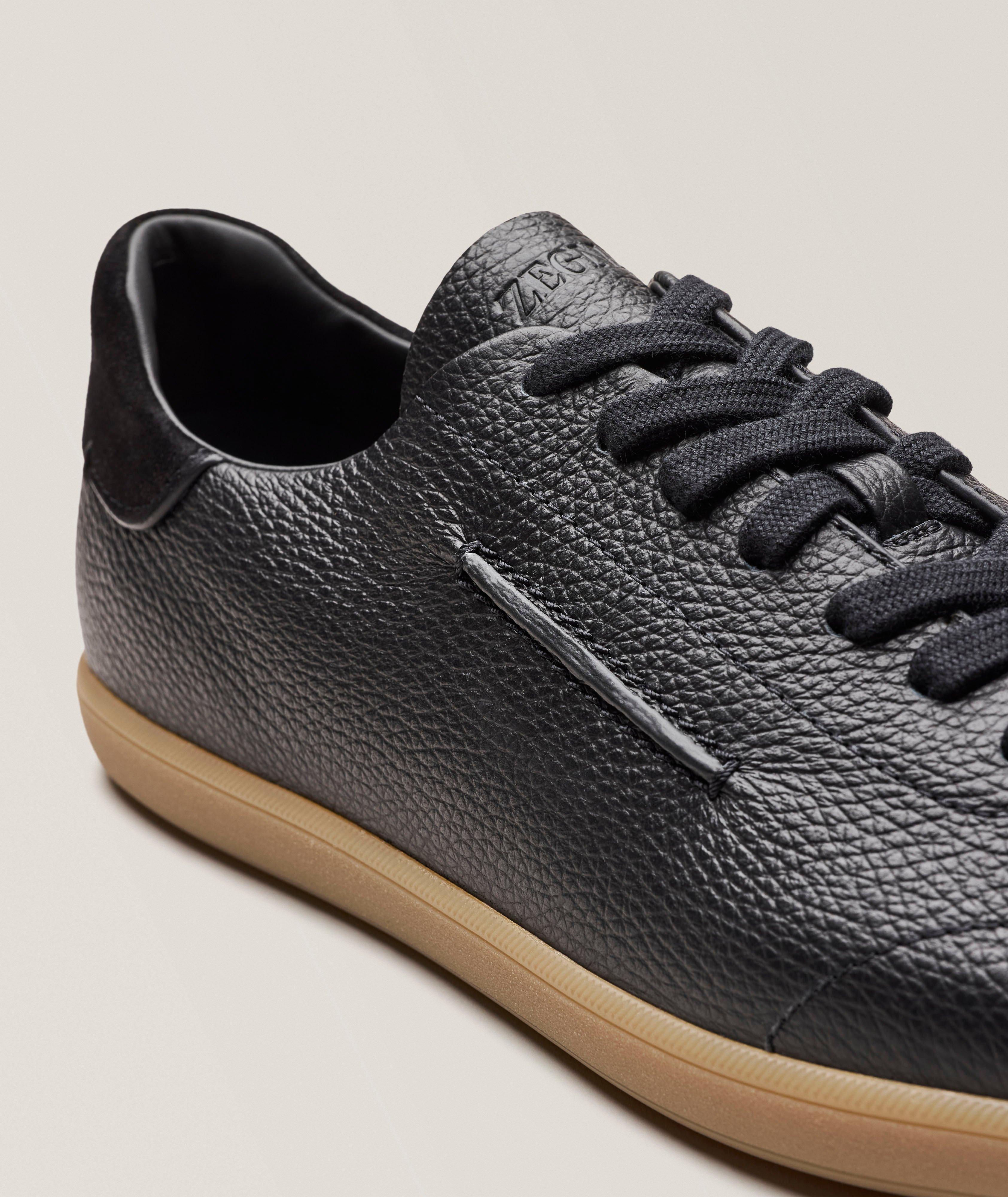 232 Grained Leather Sneakers image 2