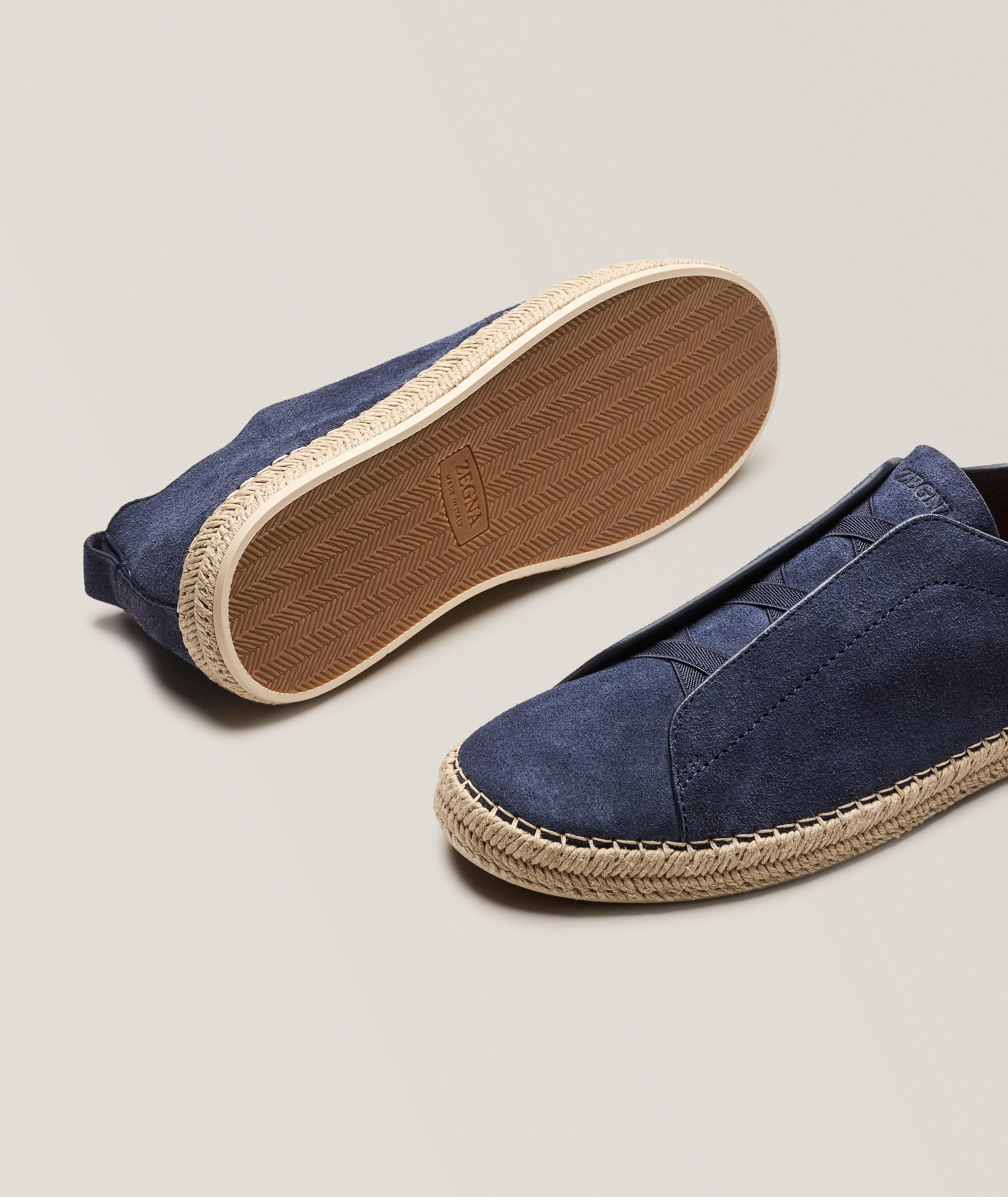 Triple Stitch Suede Espadrilles image 3