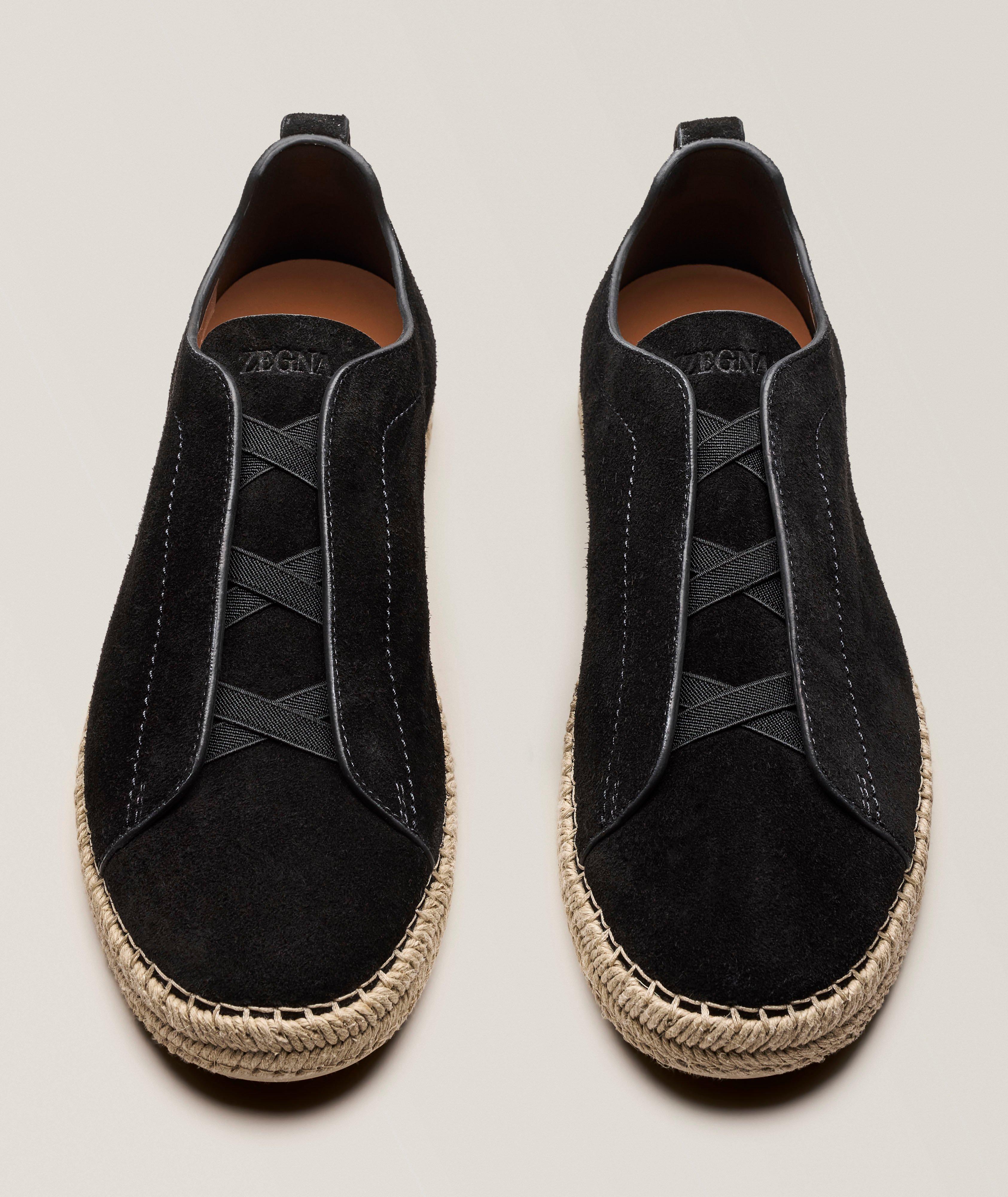Triple Stitch Suede Espadrilles image 1