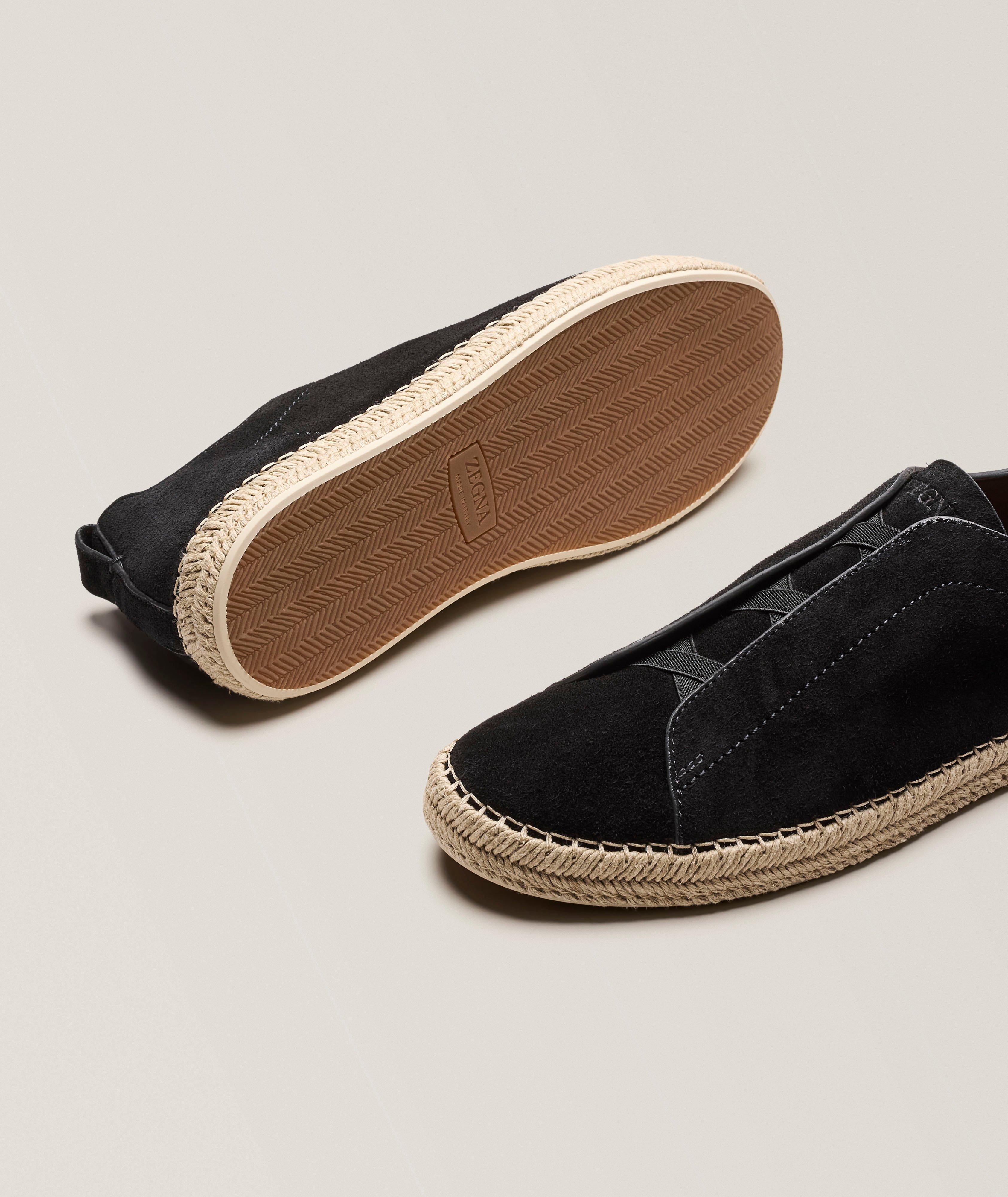 Triple Stitch Suede Espadrilles image 3