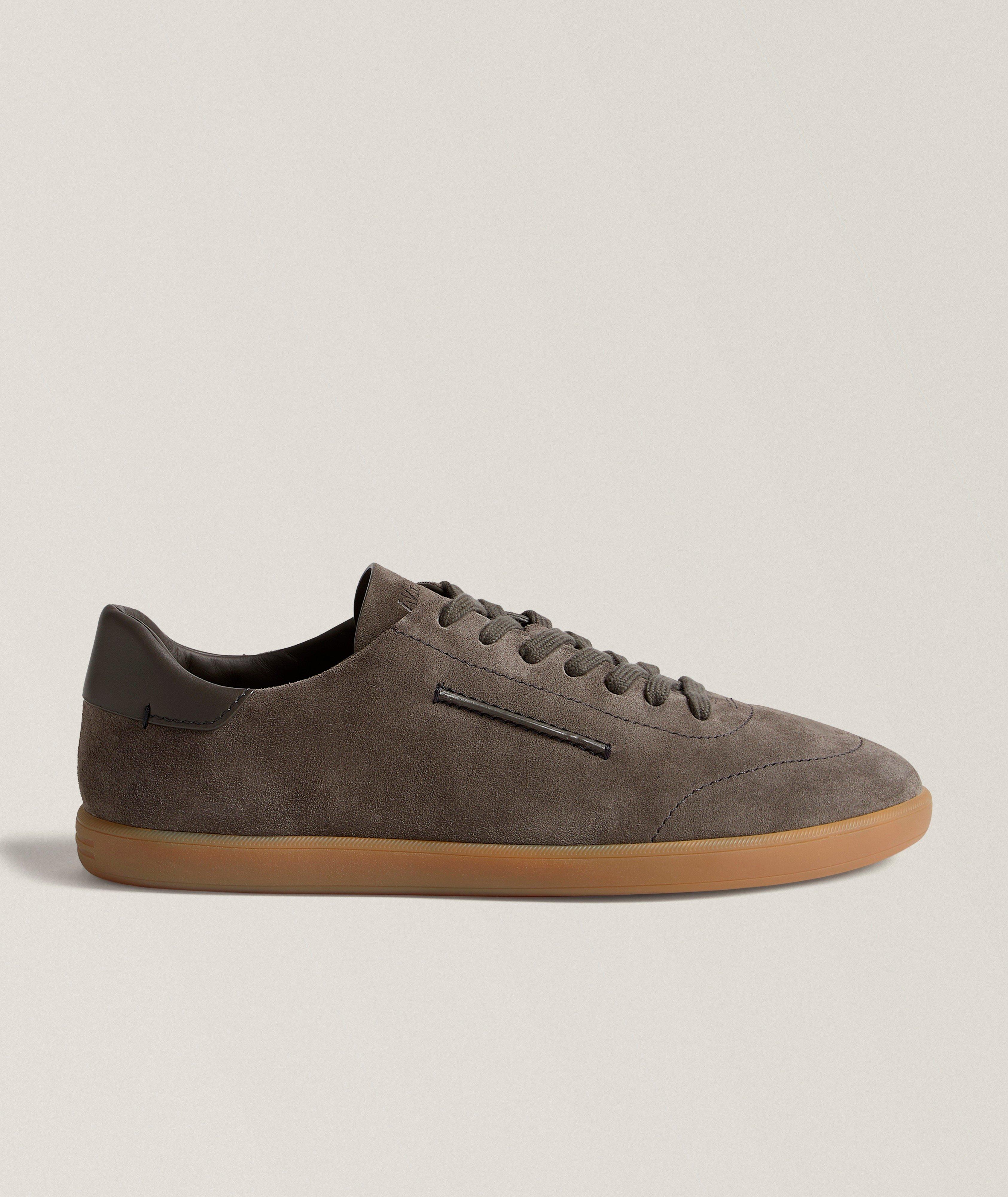 ZEGNA 232 Suede Sneakers