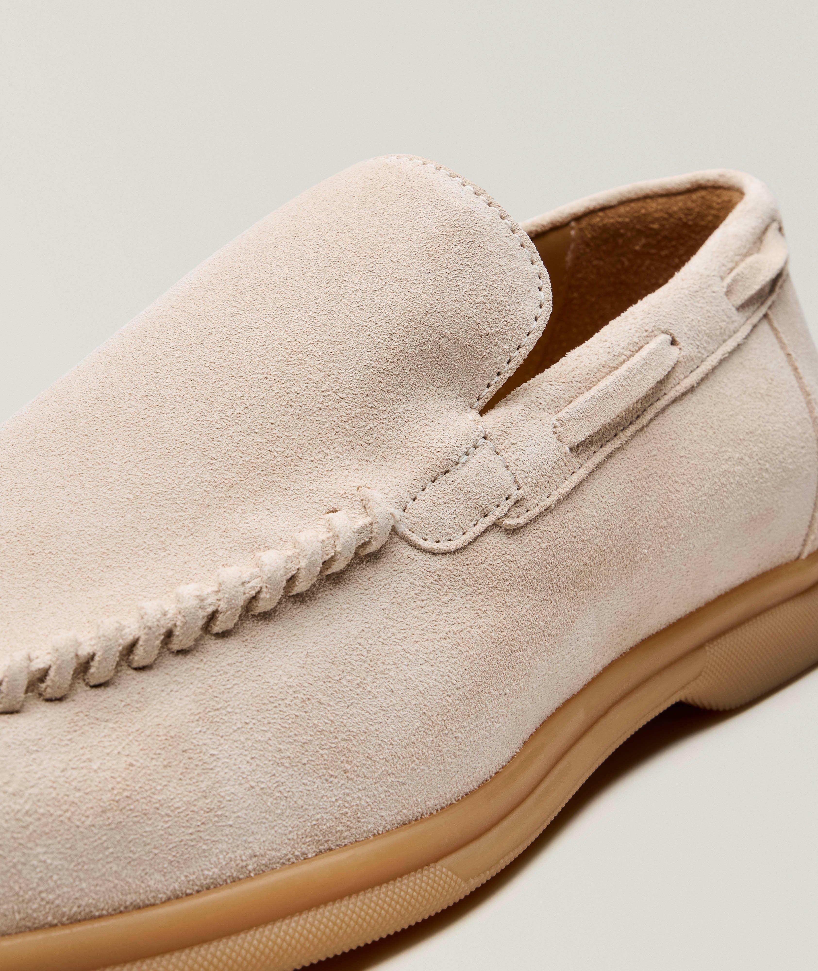 Suede Apron Toe Loafers image 2