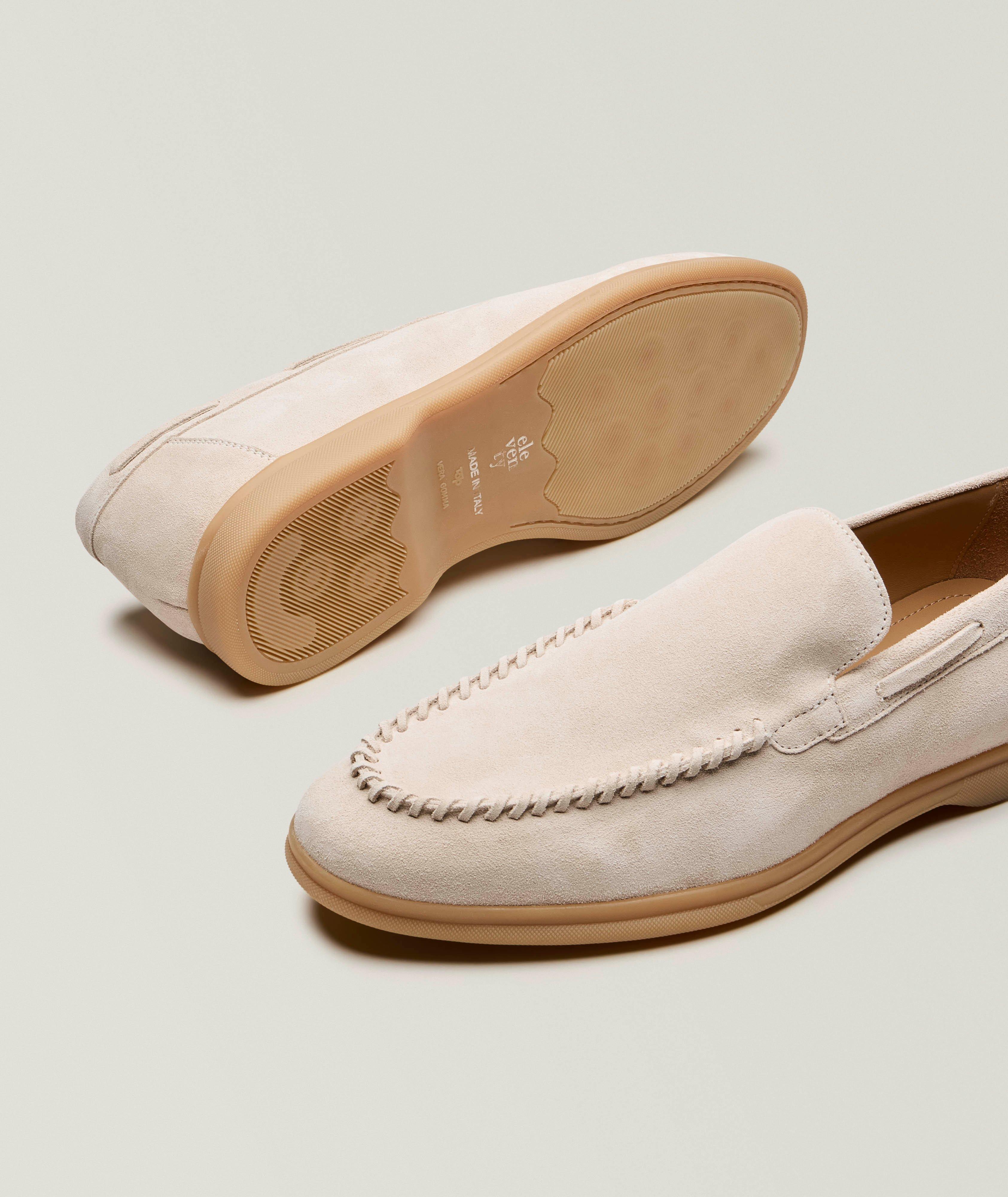 Suede Apron Toe Loafers image 3