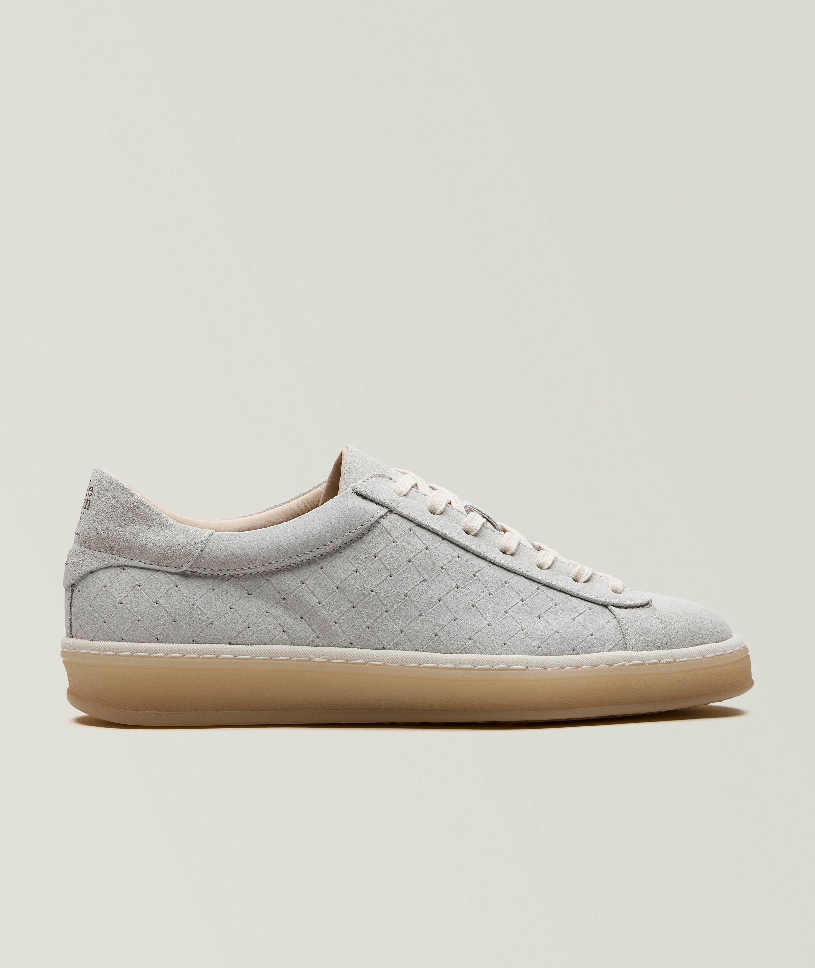Woven Suede Sneakers image 0