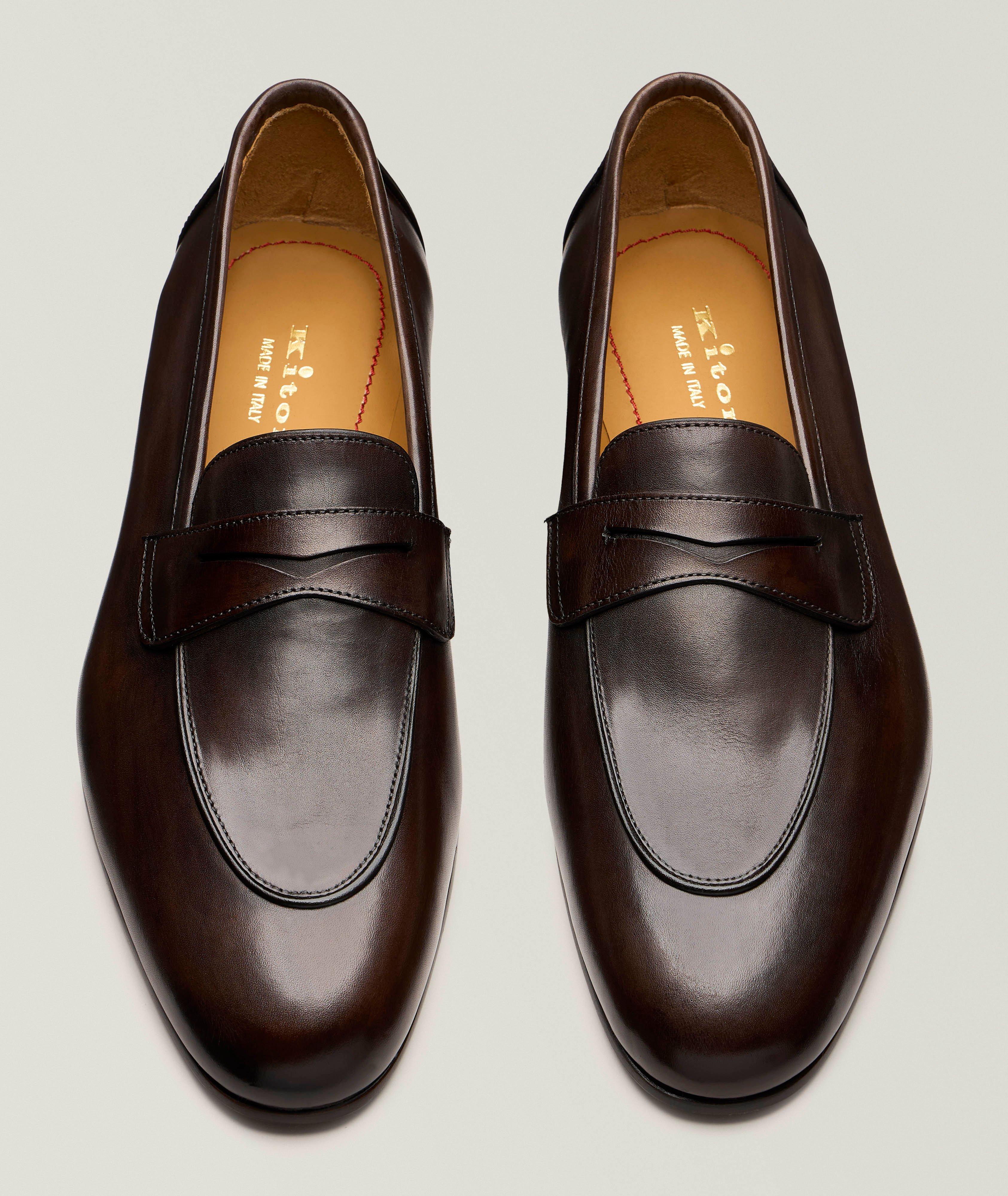 Leather Penny Loafers image 1