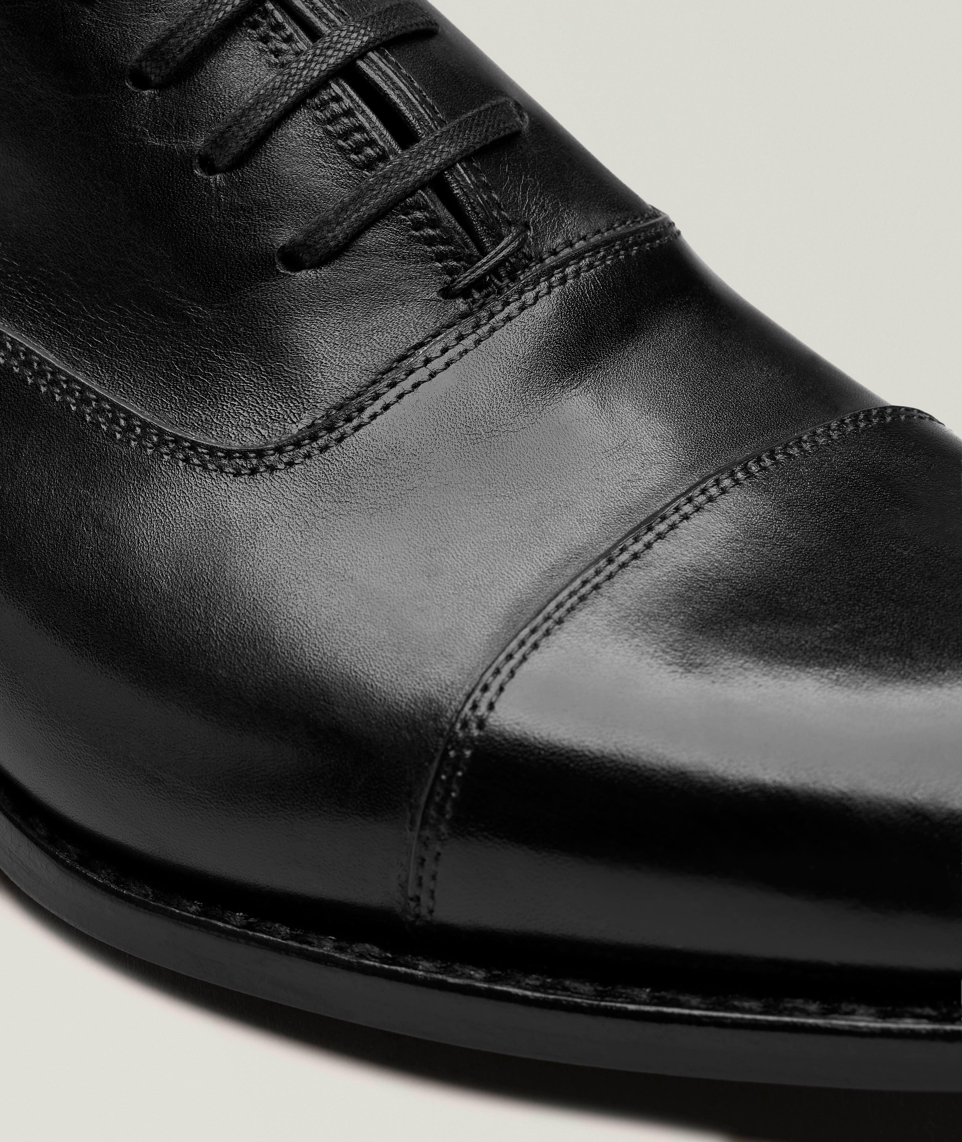 Leather Cap-Toe Oxfords image 2