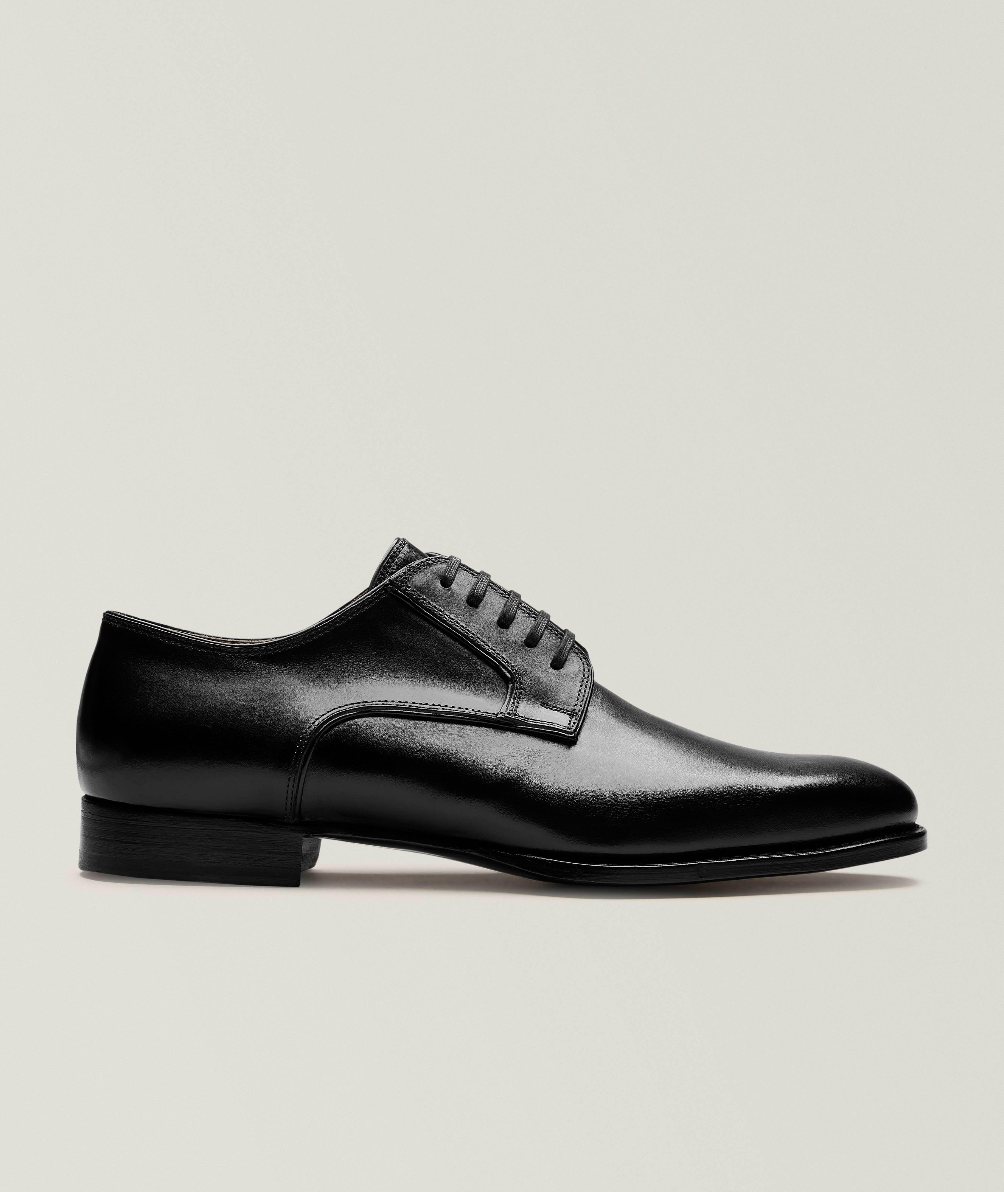 Kiton Leather Lace-Up Derbies 