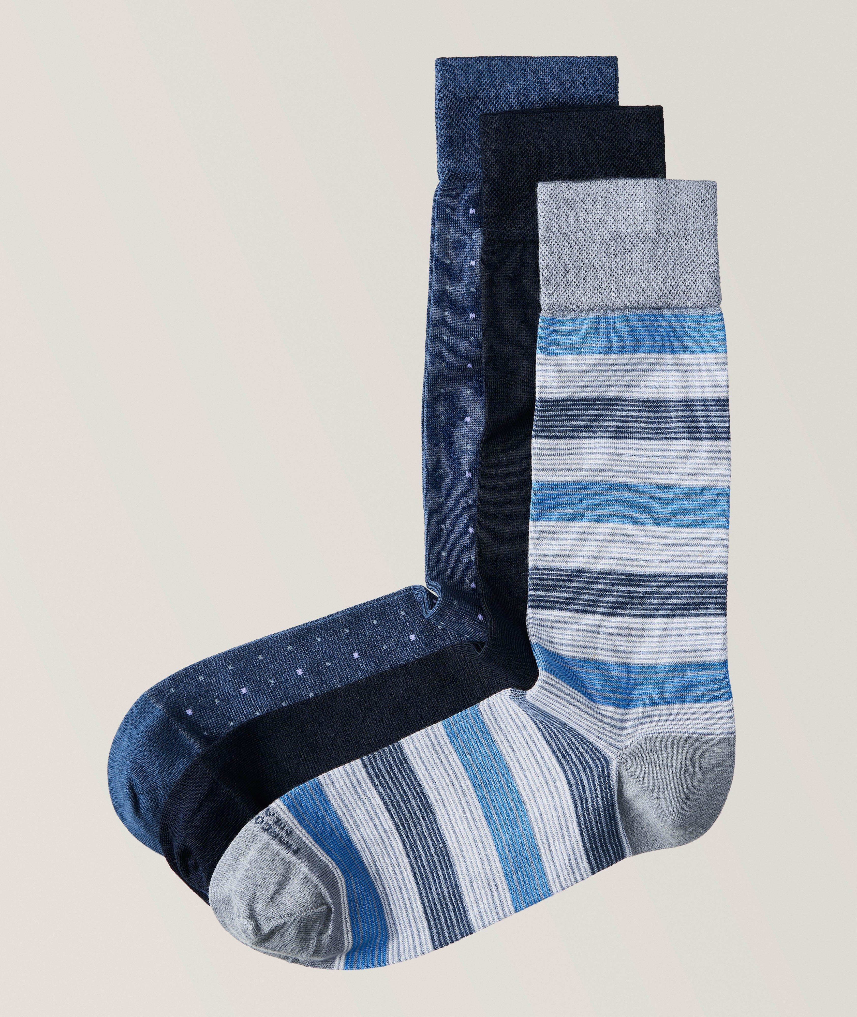 Marcoliani Three-Pack Fresh of Modal Socks Gift Set | Socks | Harry Rosen