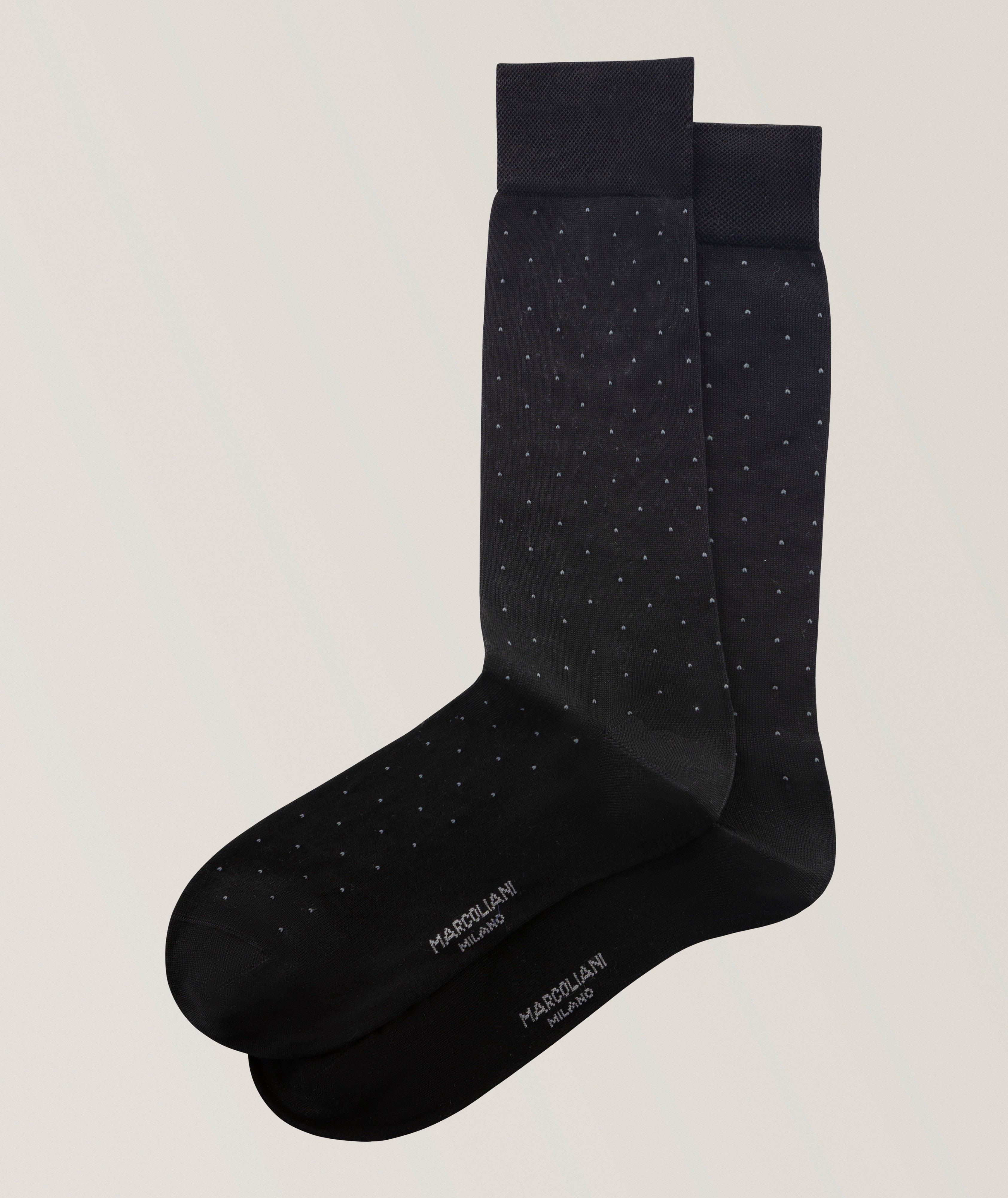 Marcoliani Chaussettes coton-mélange pima épingle