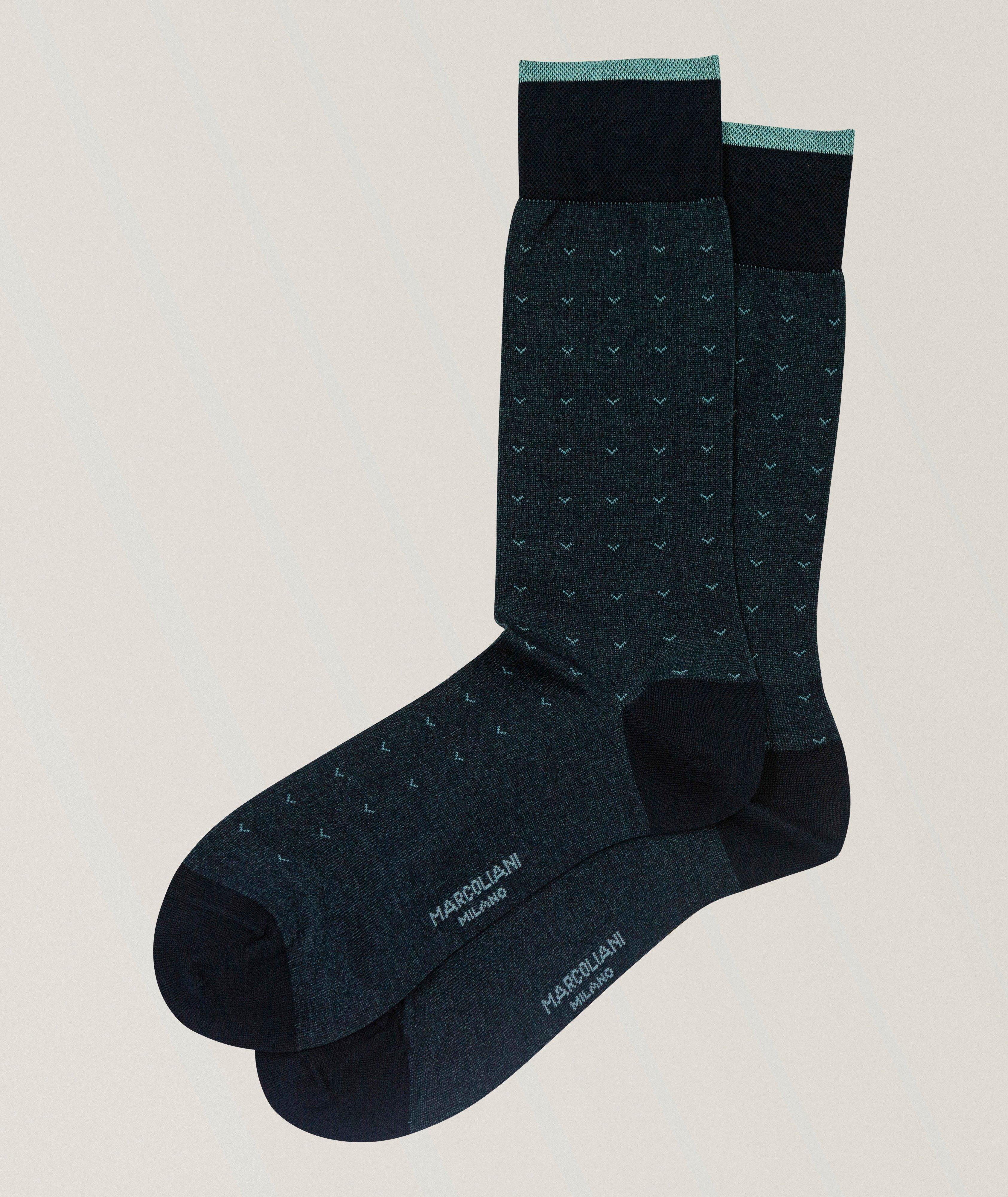 Marcoliani Chaussettes coton-mélange pima Volo