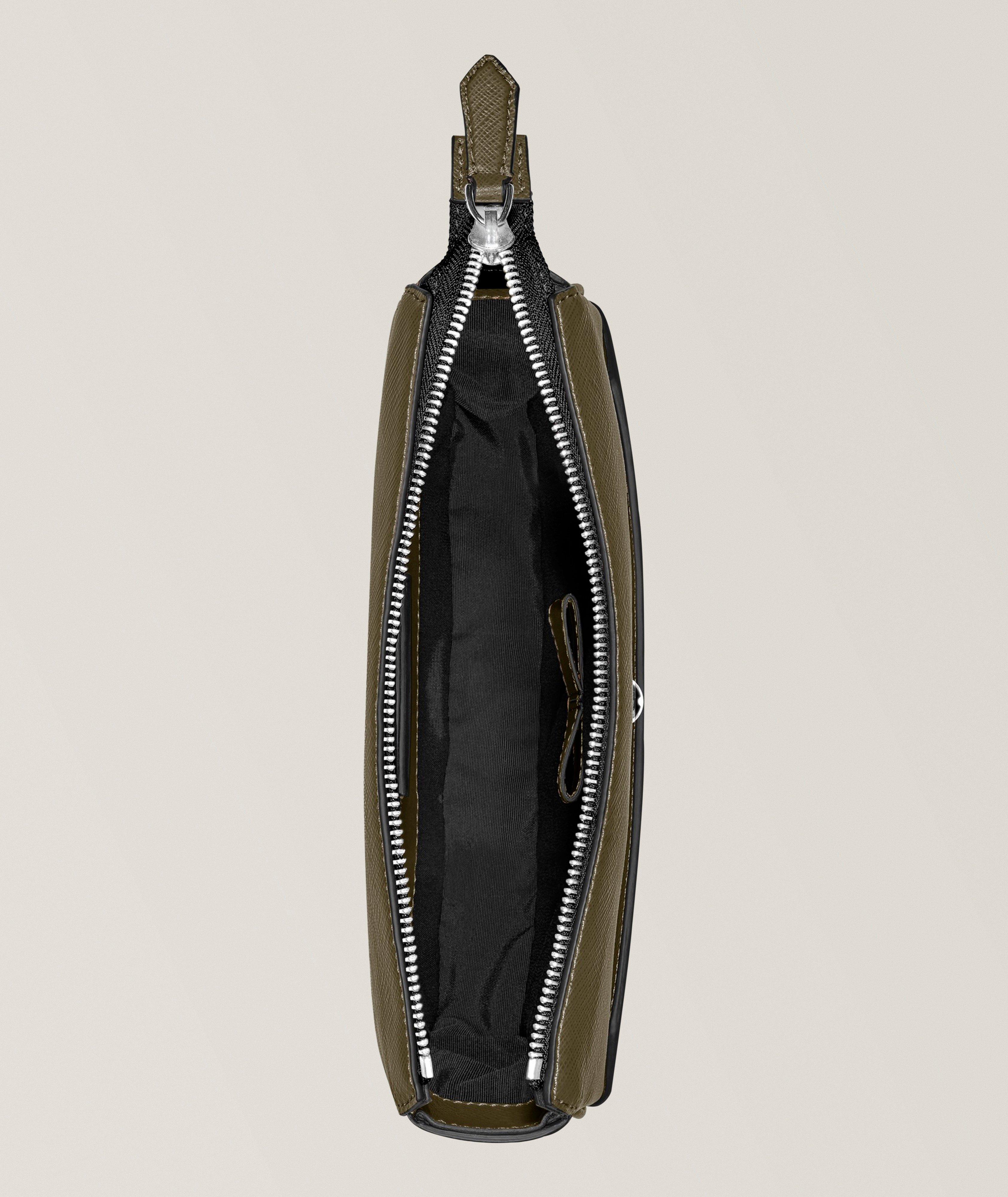 Sartorial Leather Vertical Belt Messenger Bag  image 2